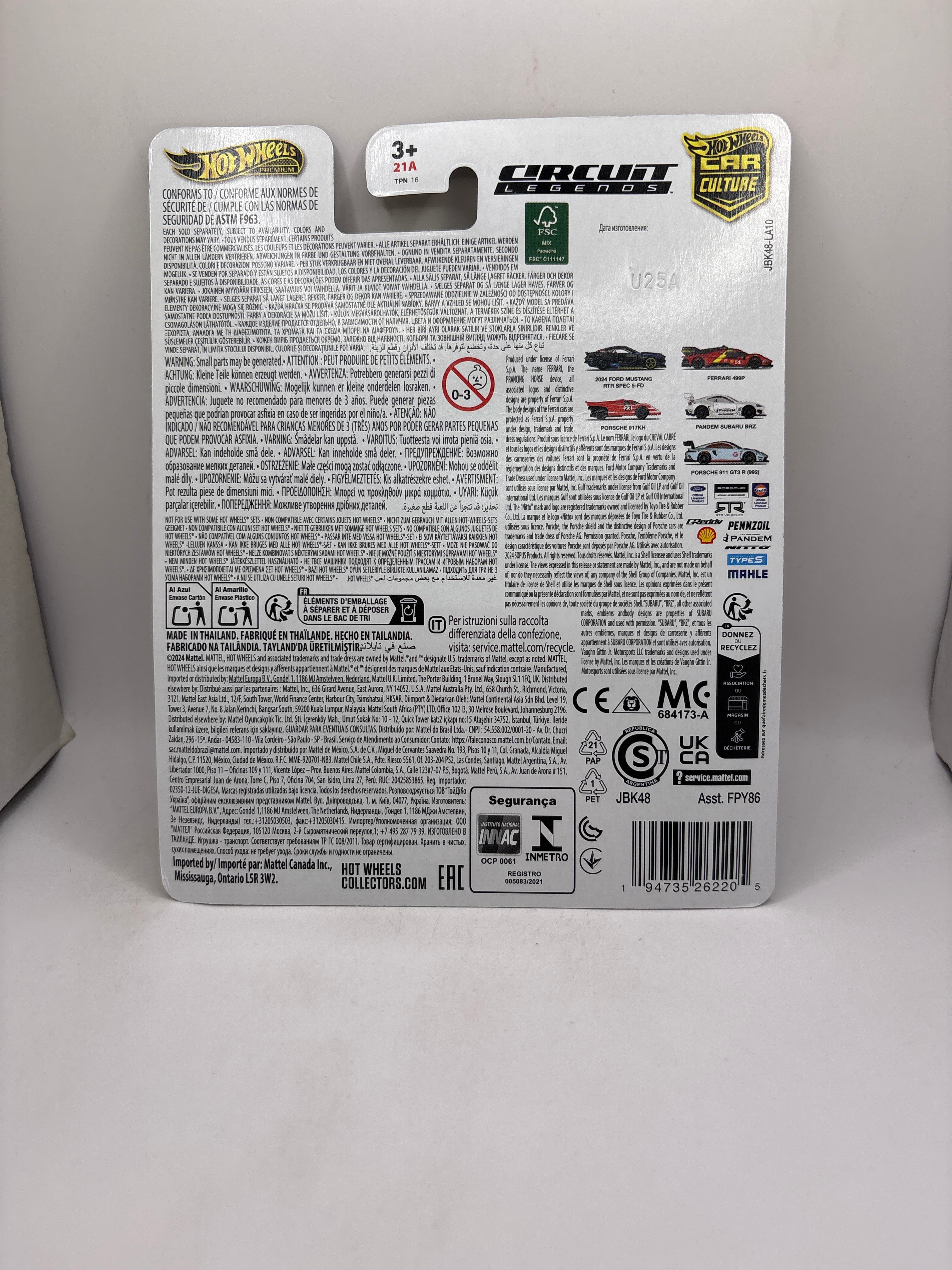 Hot Wheels 2024 Ford Mustang RTR Spec 5-FD Diecast