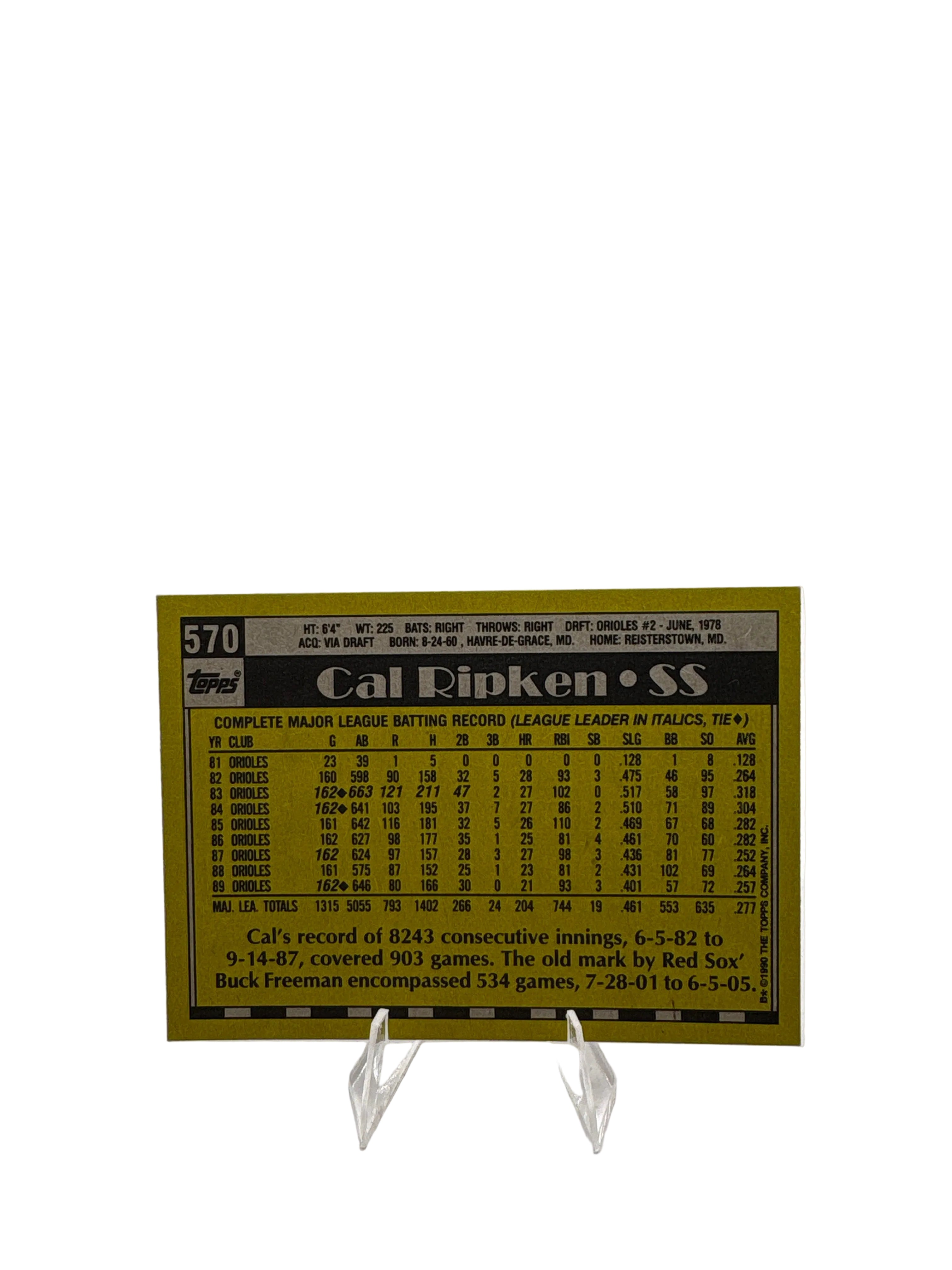 Topps Cal Ripken