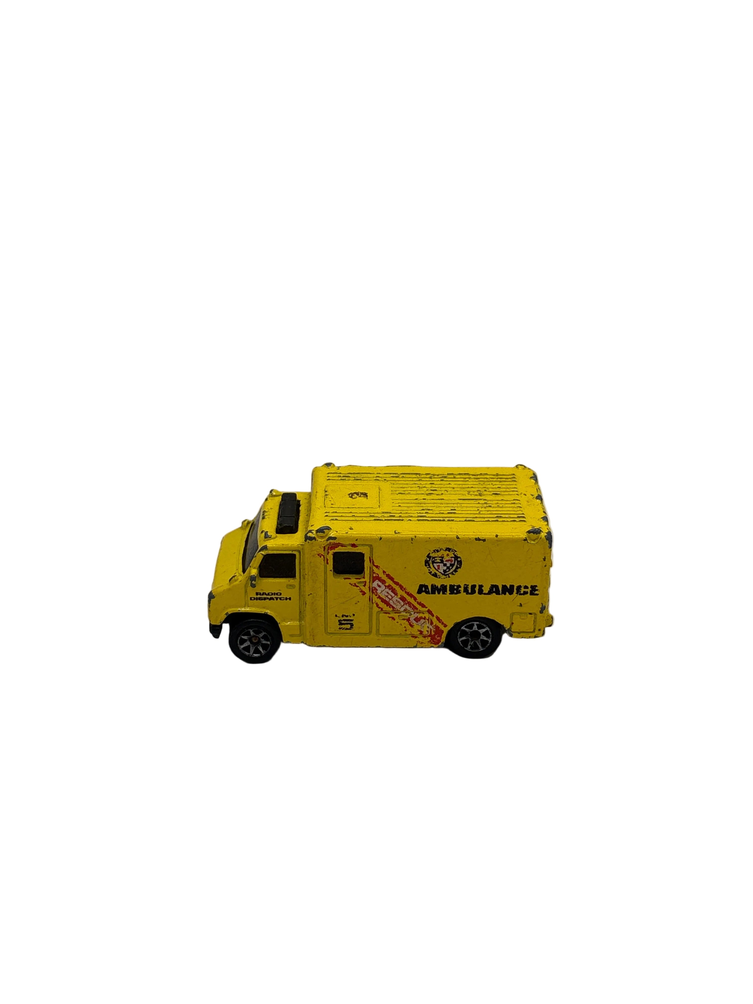 Hot Wheels Ambulance Diecast yellow