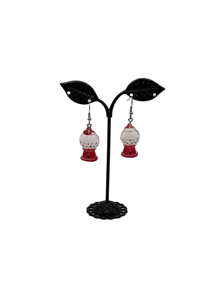 Bubble Gum Machine Earrings