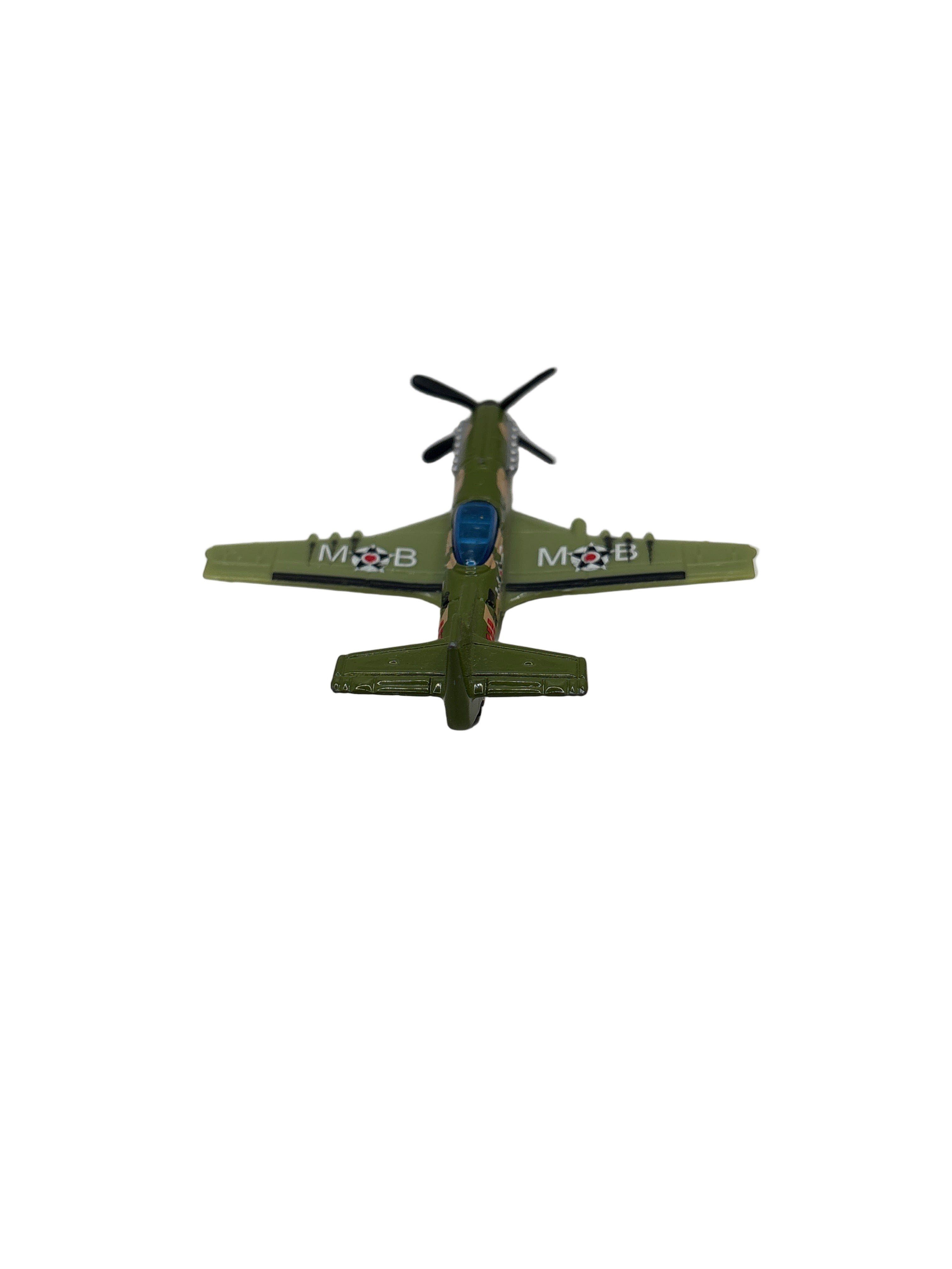 Matchbox Stunt Plane Diecast green