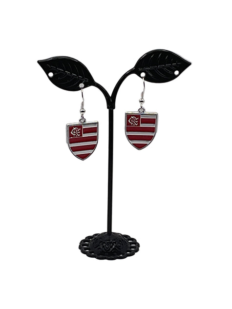 Soccer Club Shield Logo Earrings