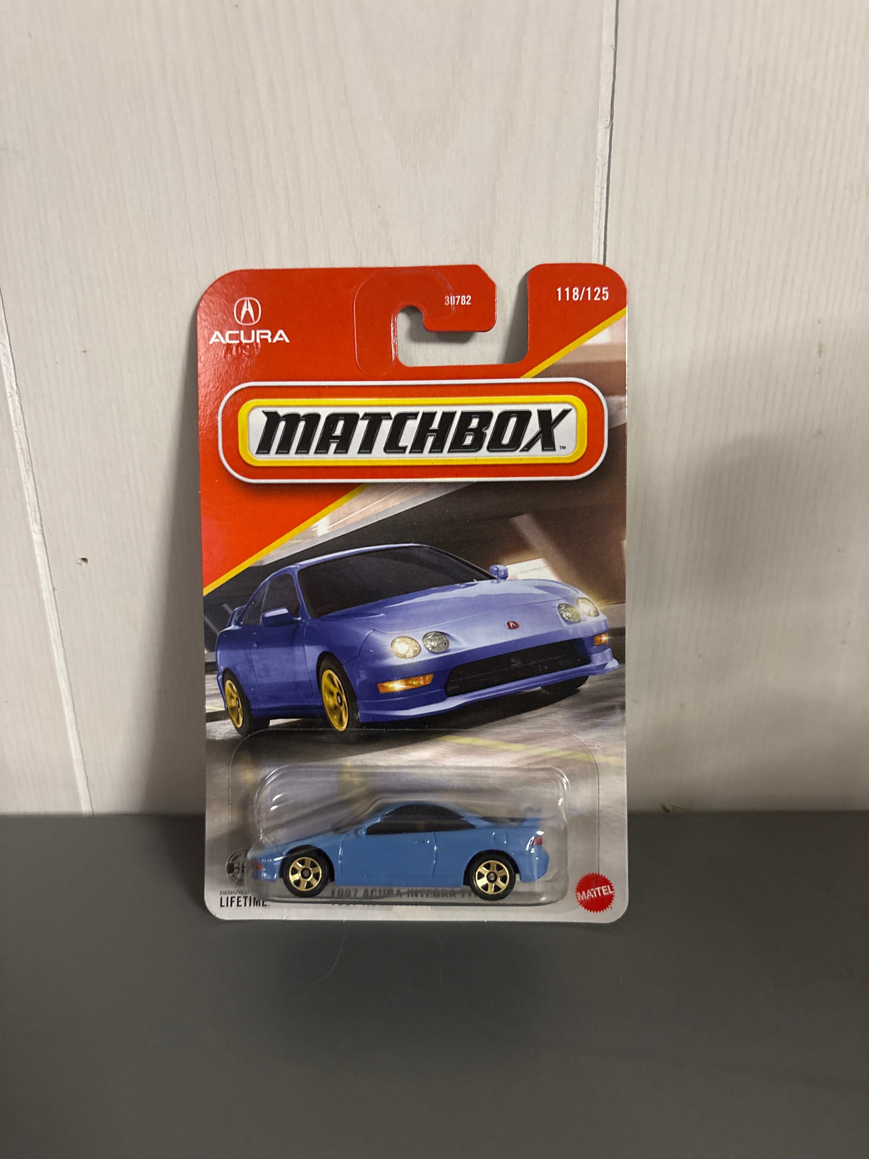 Matchbox 1997 Acura Integra Type R Diecast blue