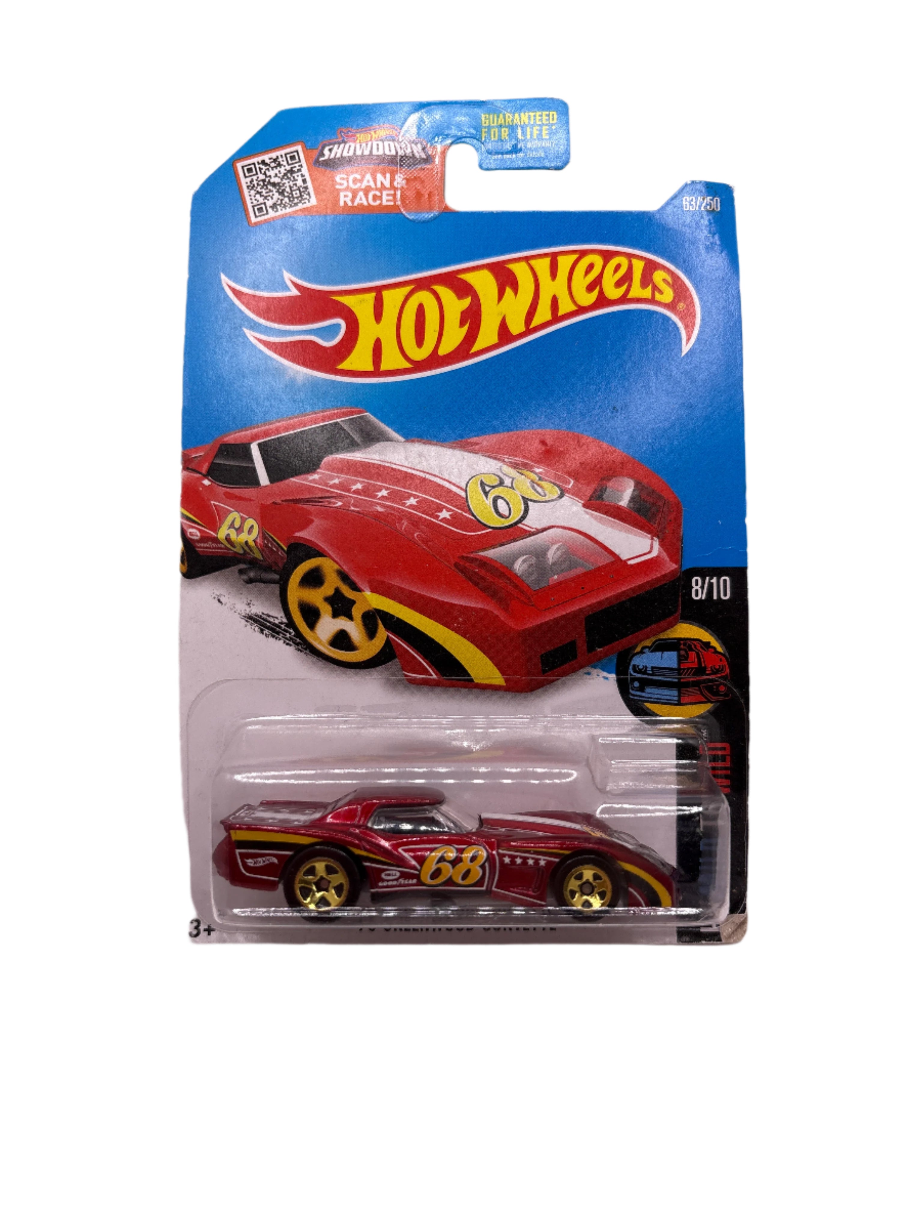 Hot Wheels 76 Greenwood Corvette Diecast