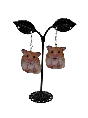Hamster Meme Earrings
