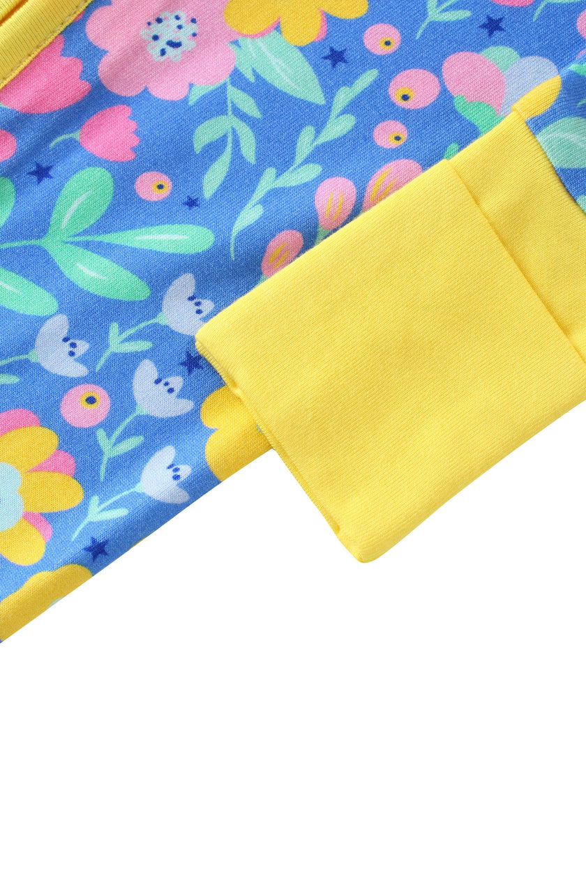PreSale  Posh TOT Sunny Blooms Bamboo Baby Convertible Zippy Romper