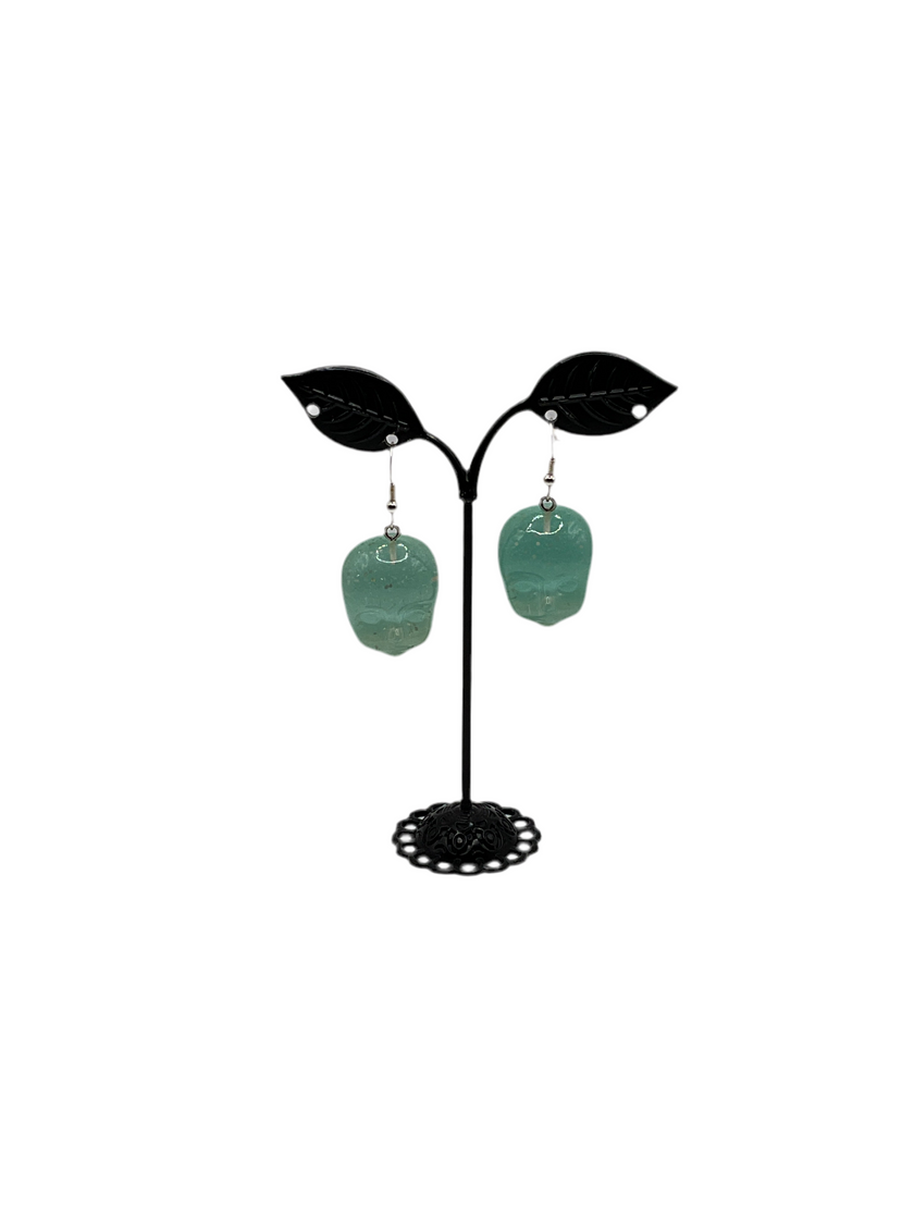 Baby doll head earrings