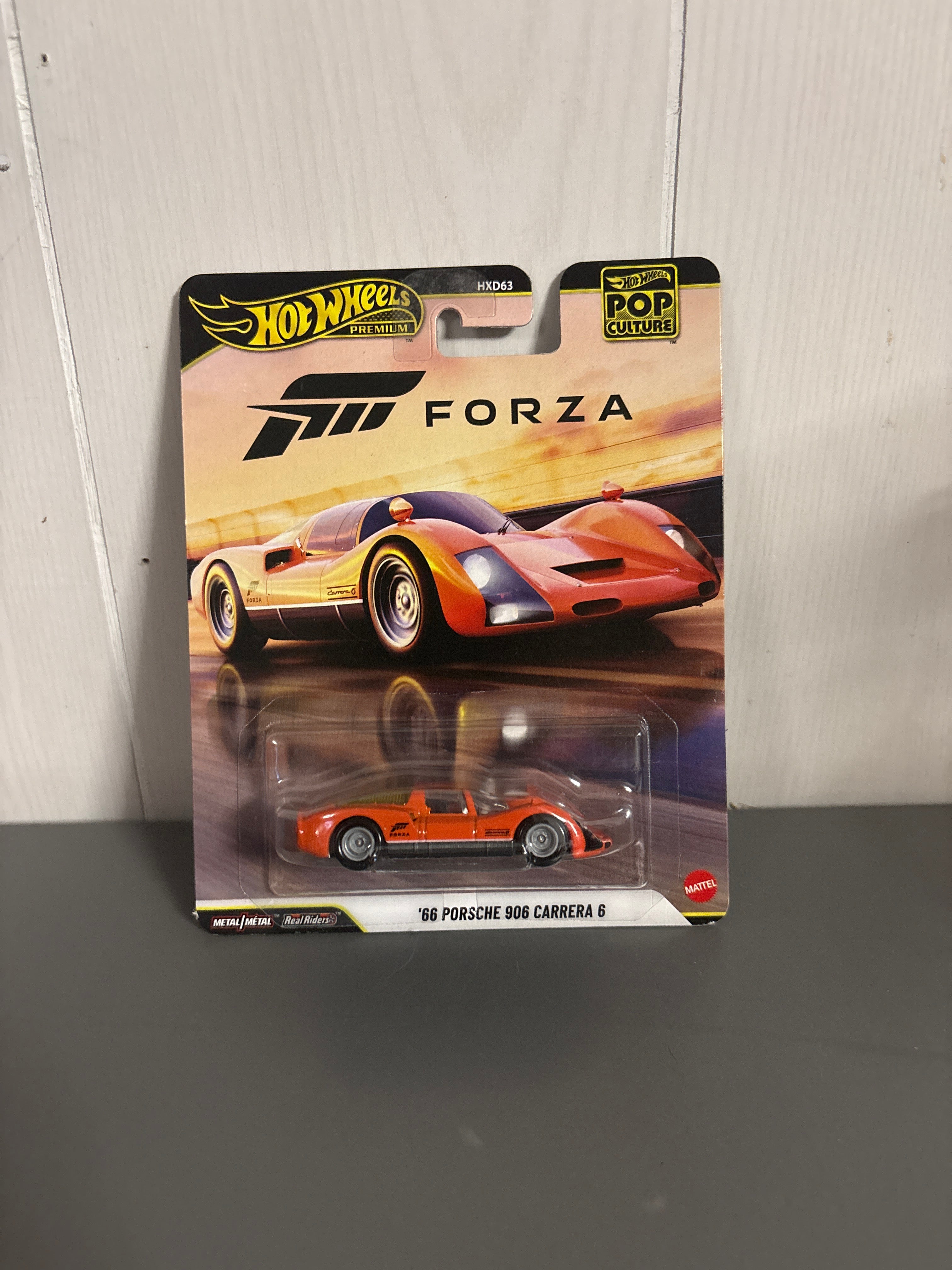 Hot Wheels 66 Porsche 906 Carrera 6 Diecast orange