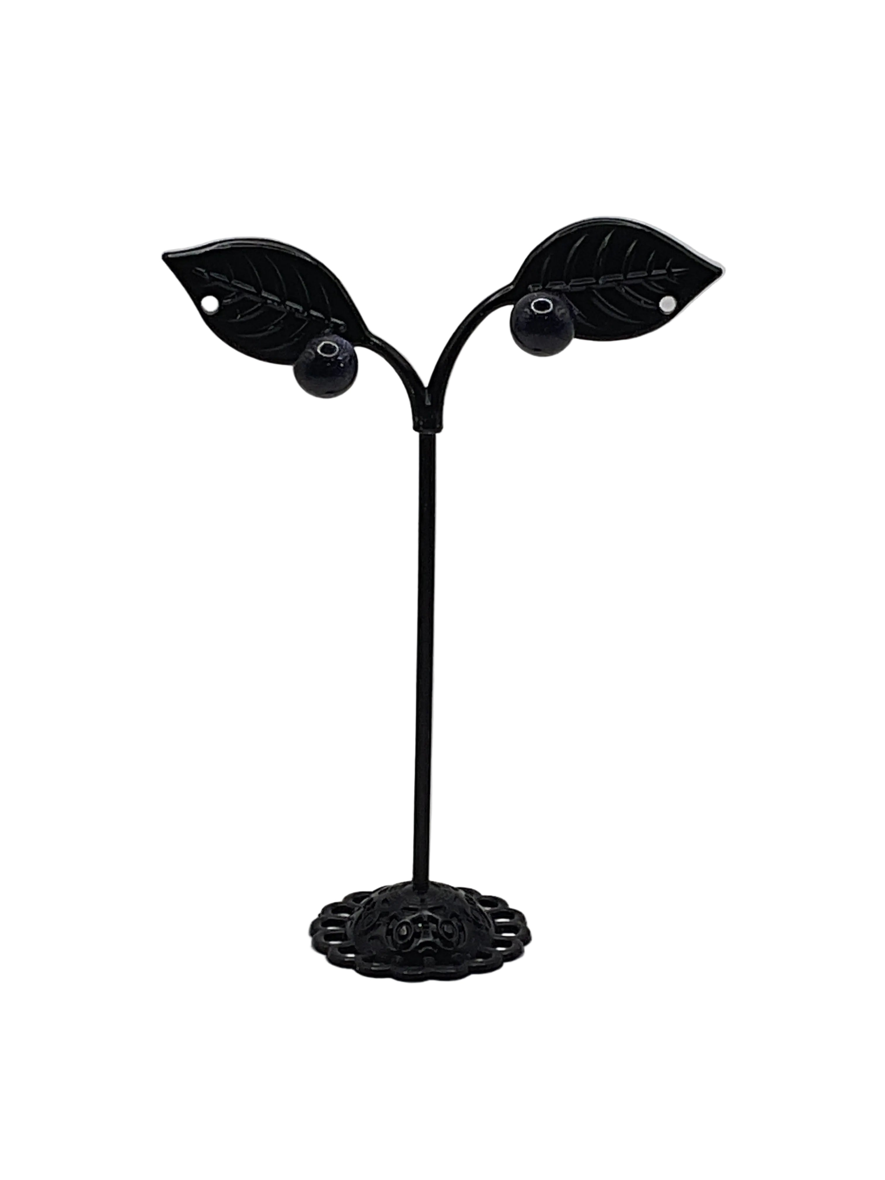 Round Stone Earrings