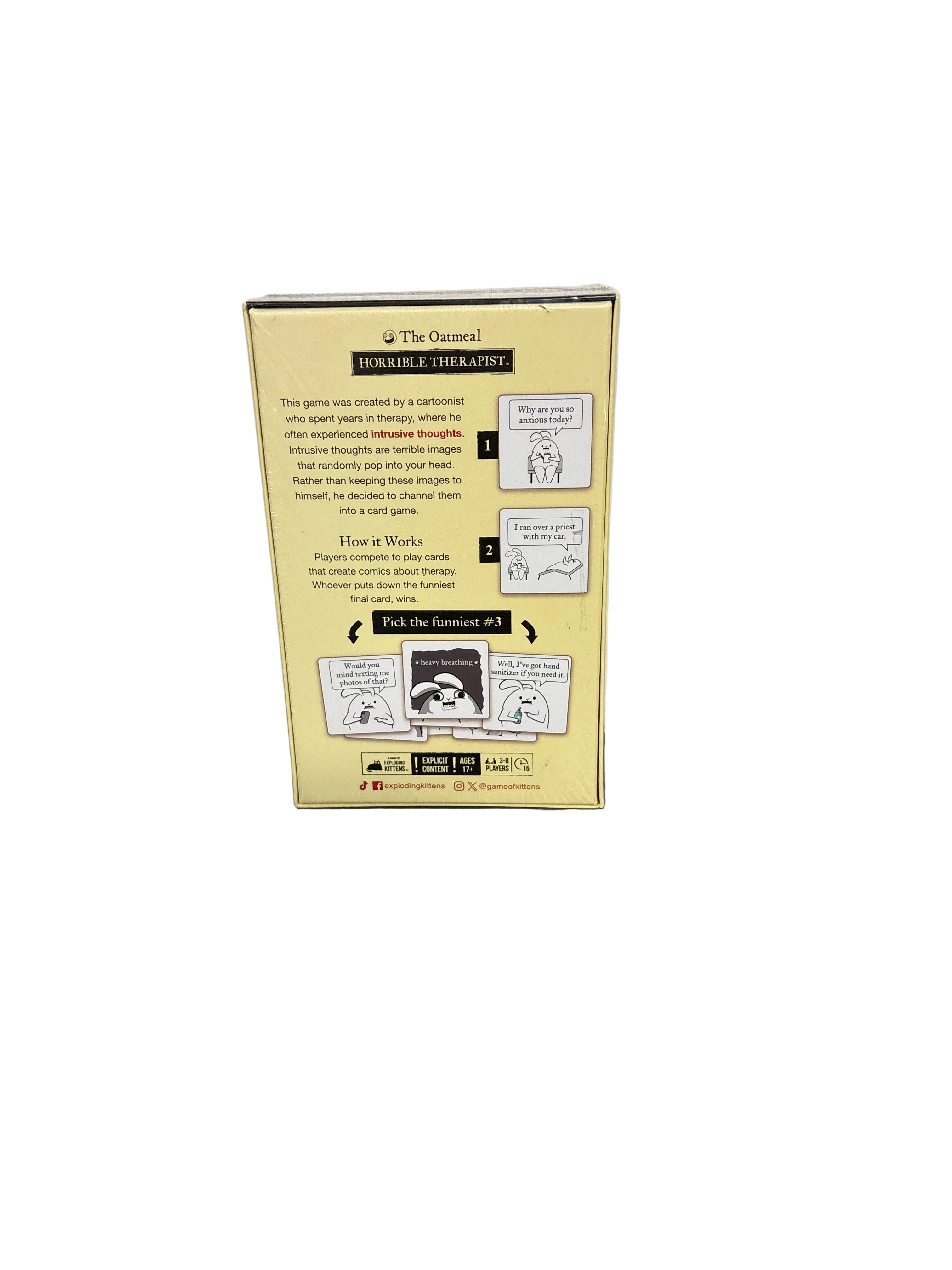 Exploding Kittens Horrible Therapist Game Sealed