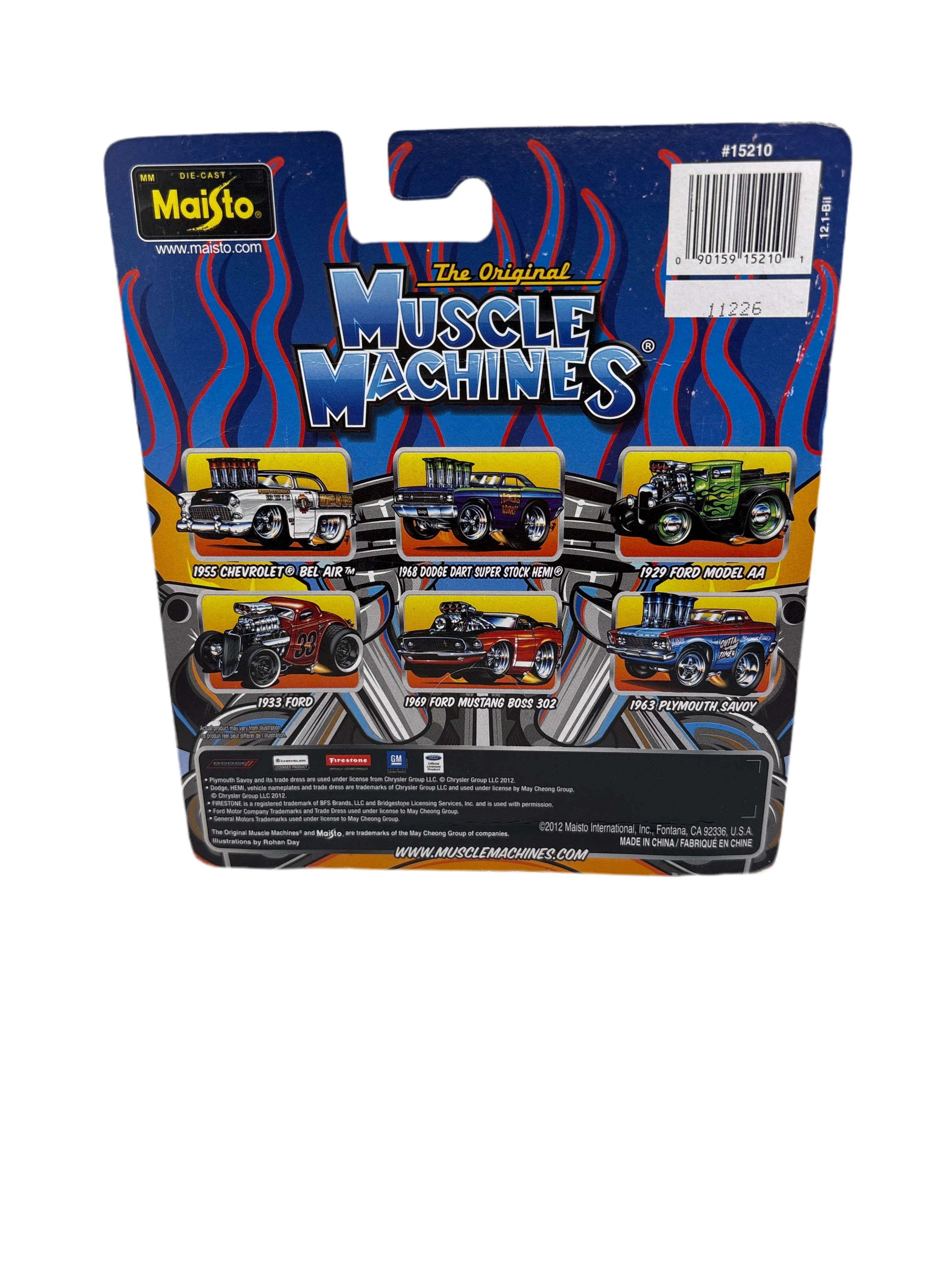 Muscle Machines 1933 Ford Diecast red