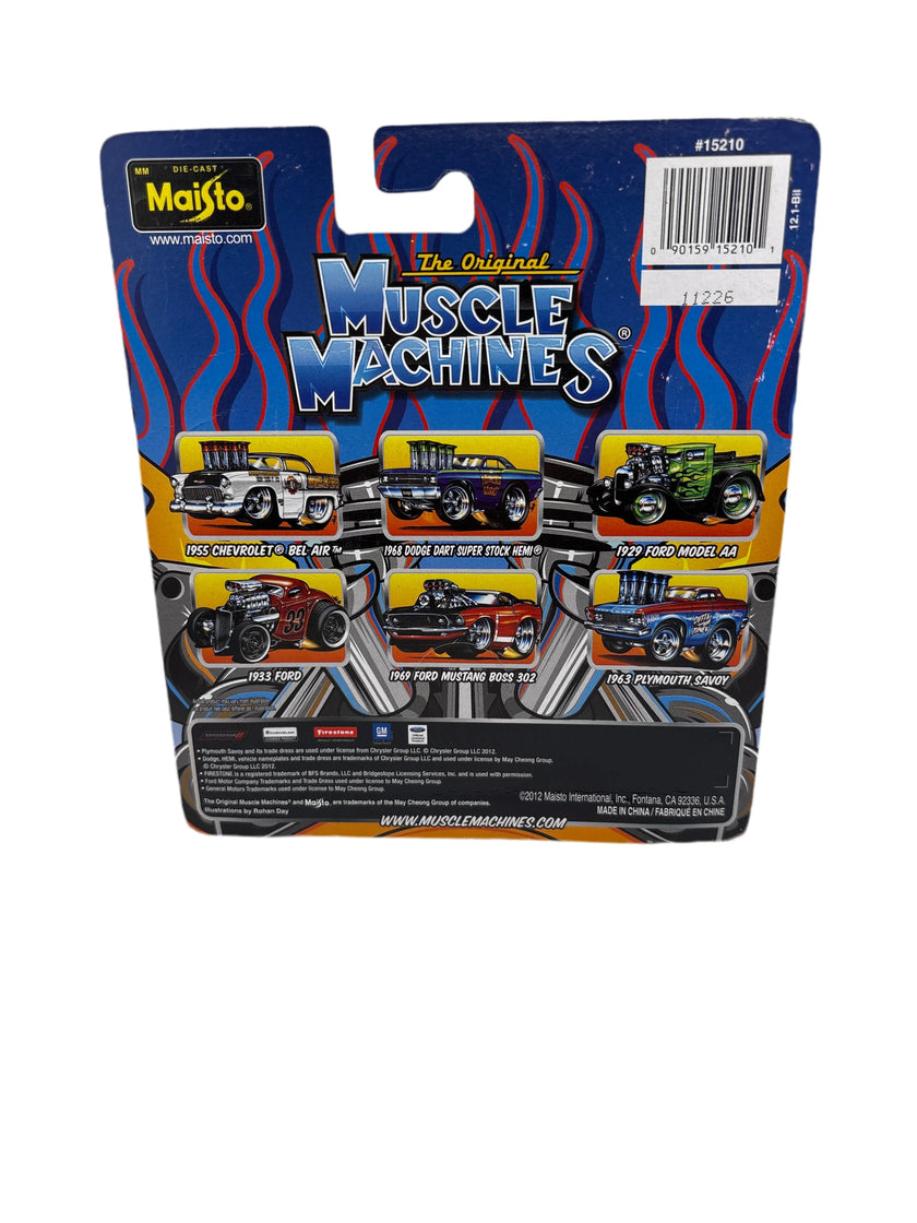 Muscle Machines 1933 Ford Diecast red