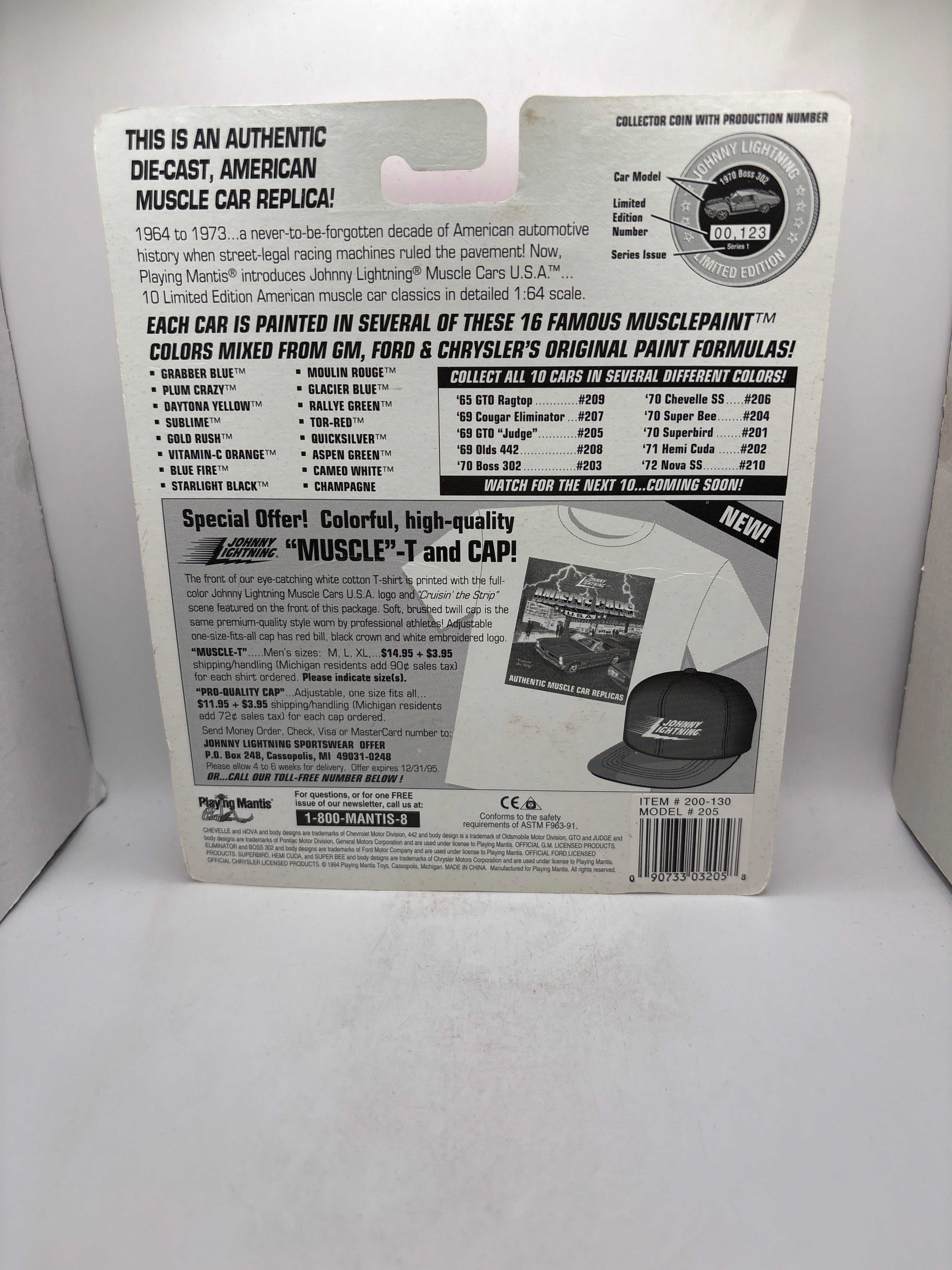 Johnny Lightning 1969 GTO Judge Diecast