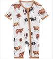 Posh TOT How Now Brown Cow? Bamboo Shorty Romper