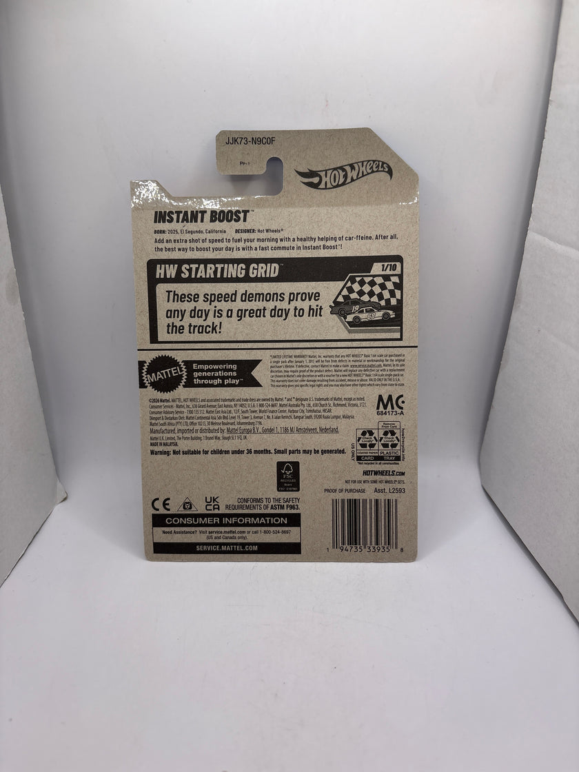 Hot Wheels Instant Boost Diecast silver