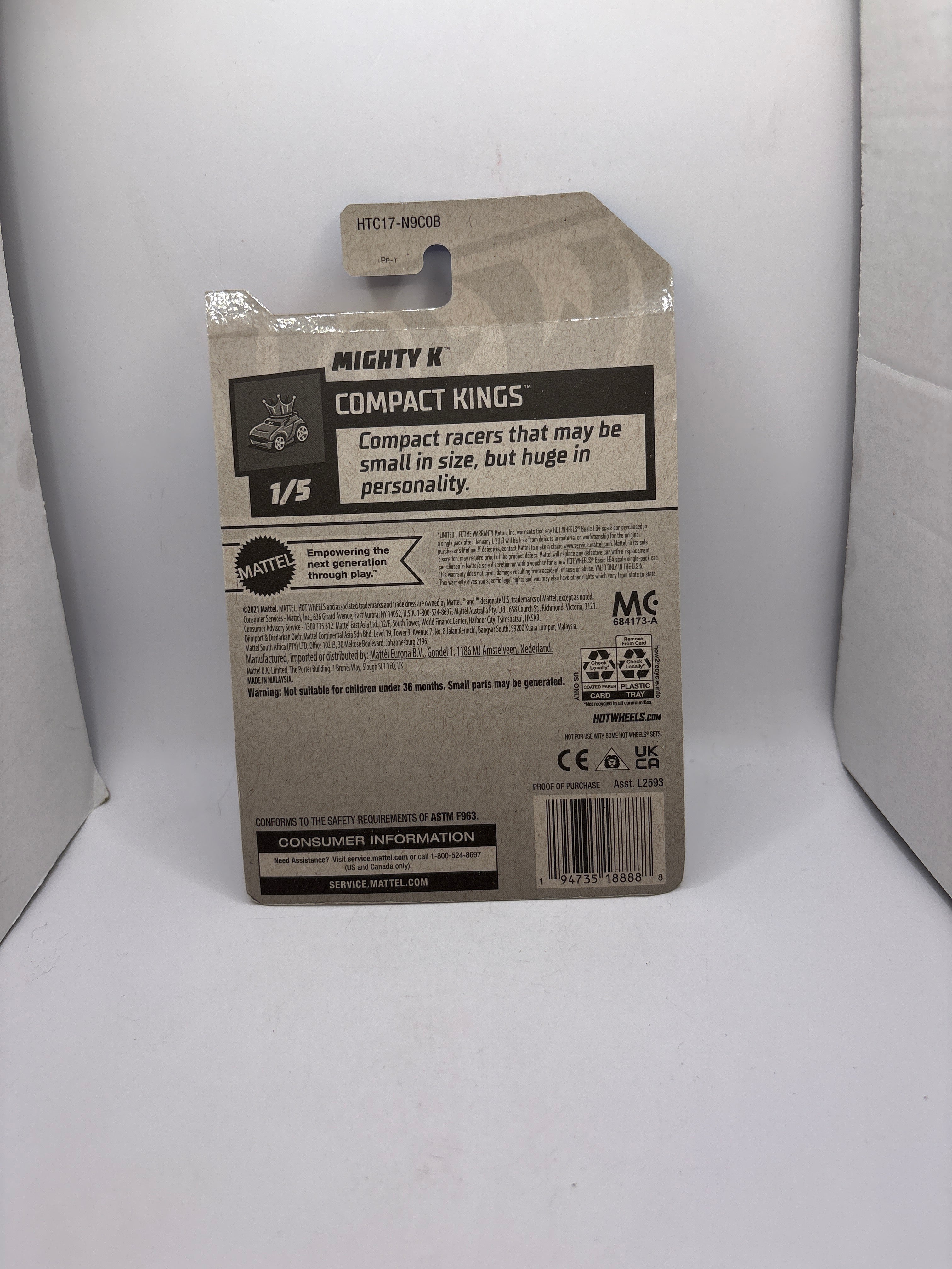 Hot Wheels Mighty K Diecast