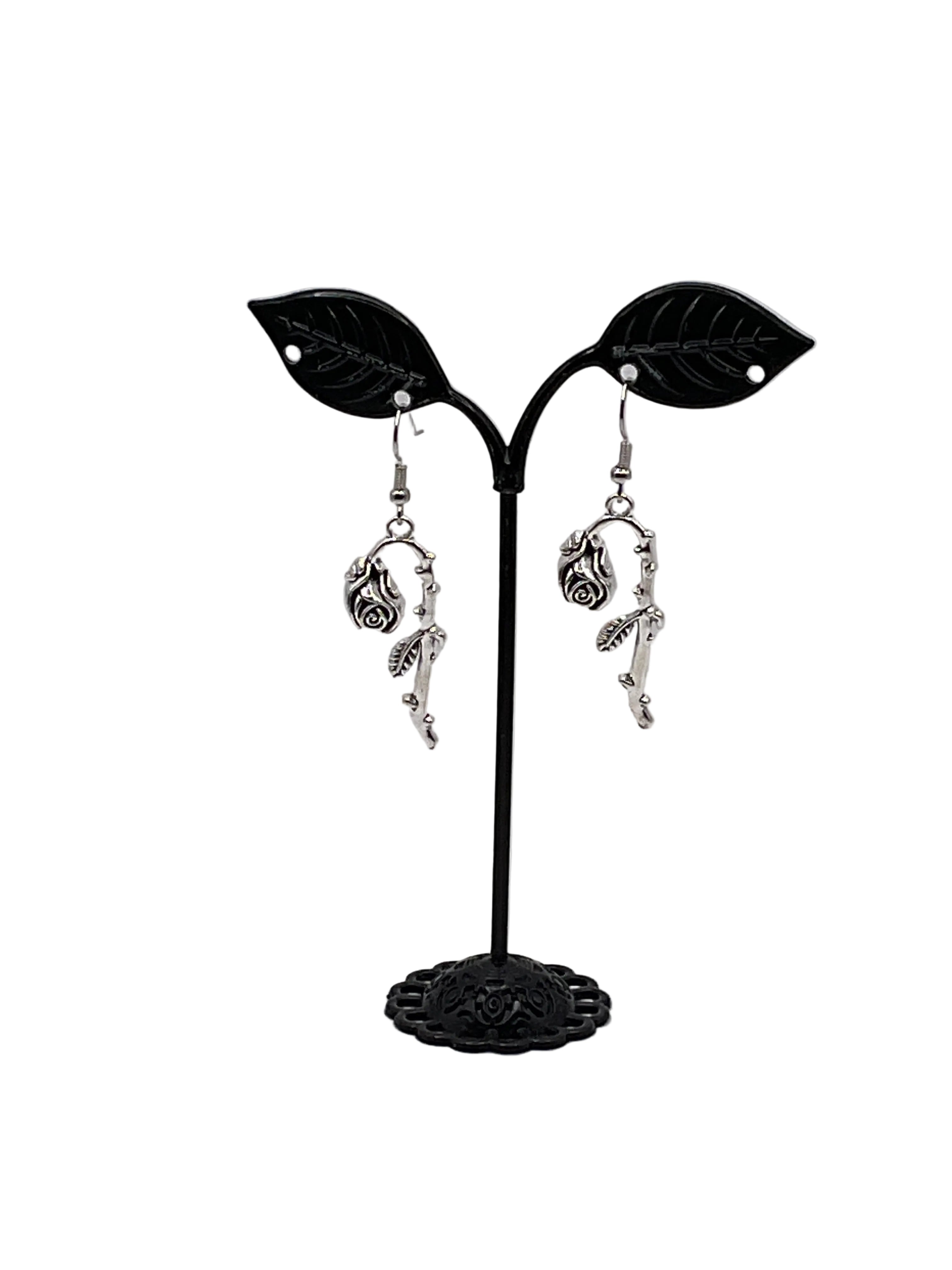 Wilting Rose Earrings