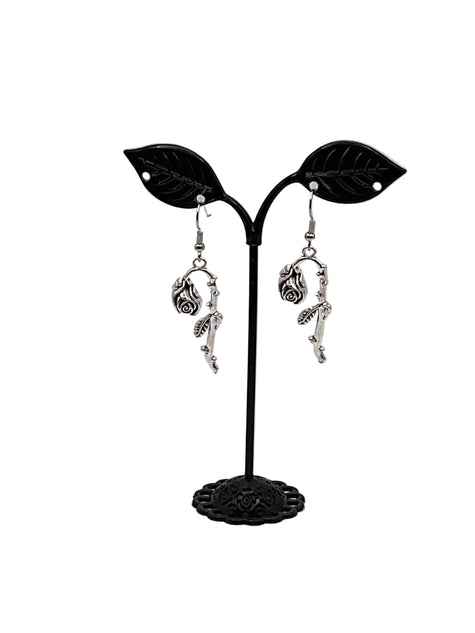 Wilting Rose Earrings