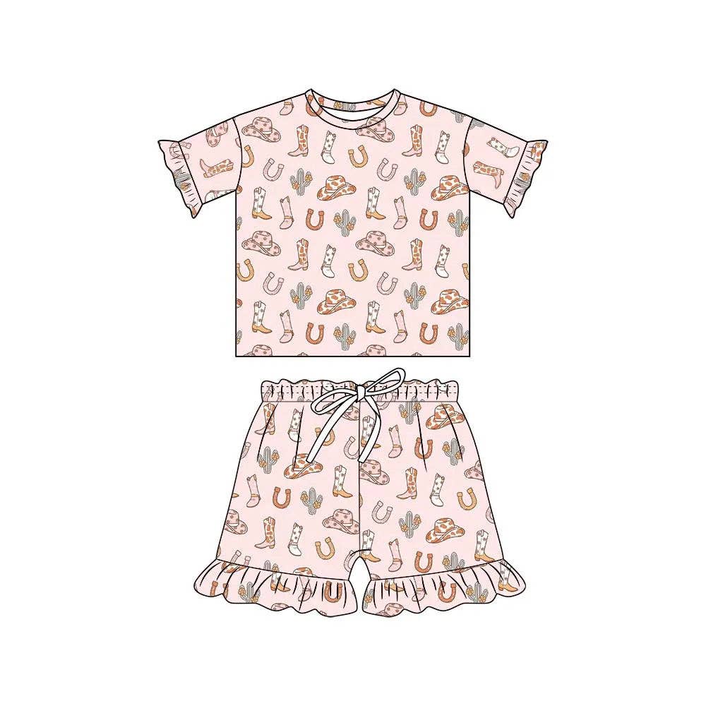 Desert Darling | Two-Piece Short Sleeve Pajama Set