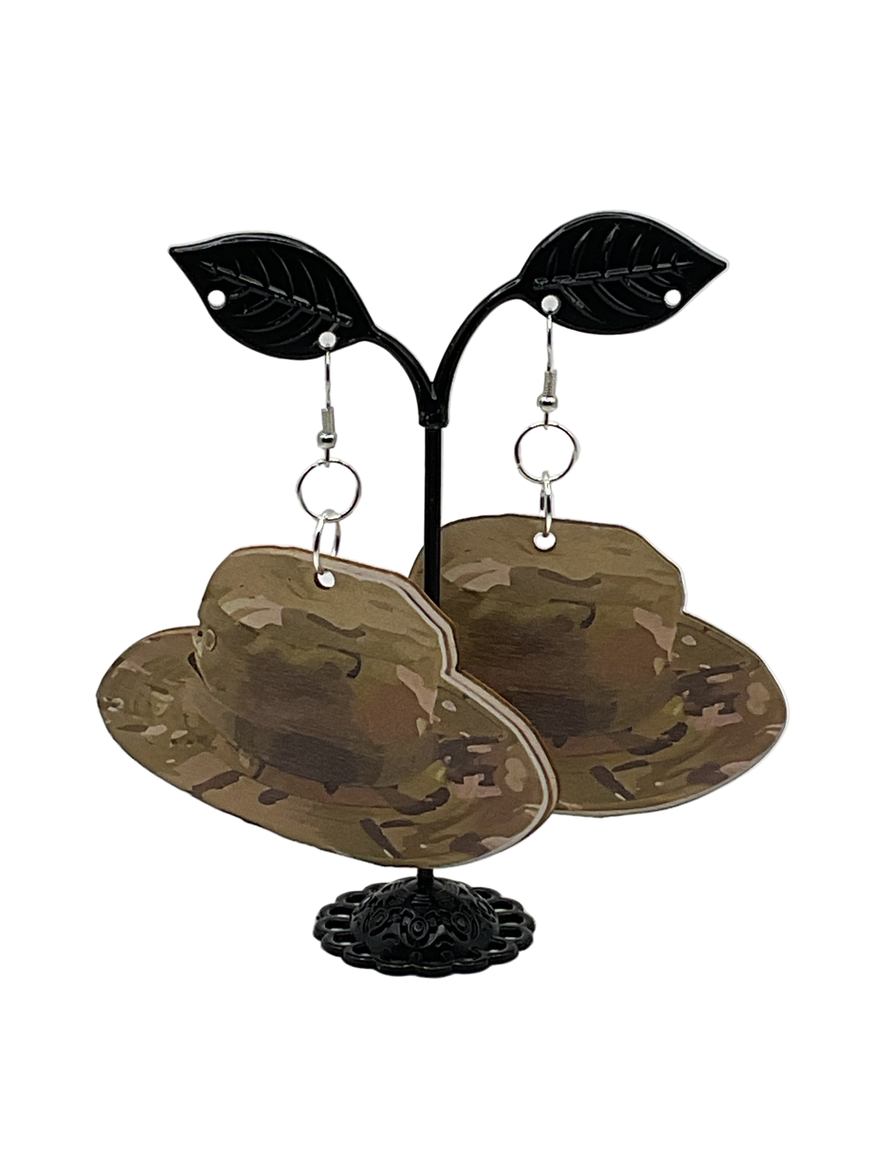 Military Gear Earrings