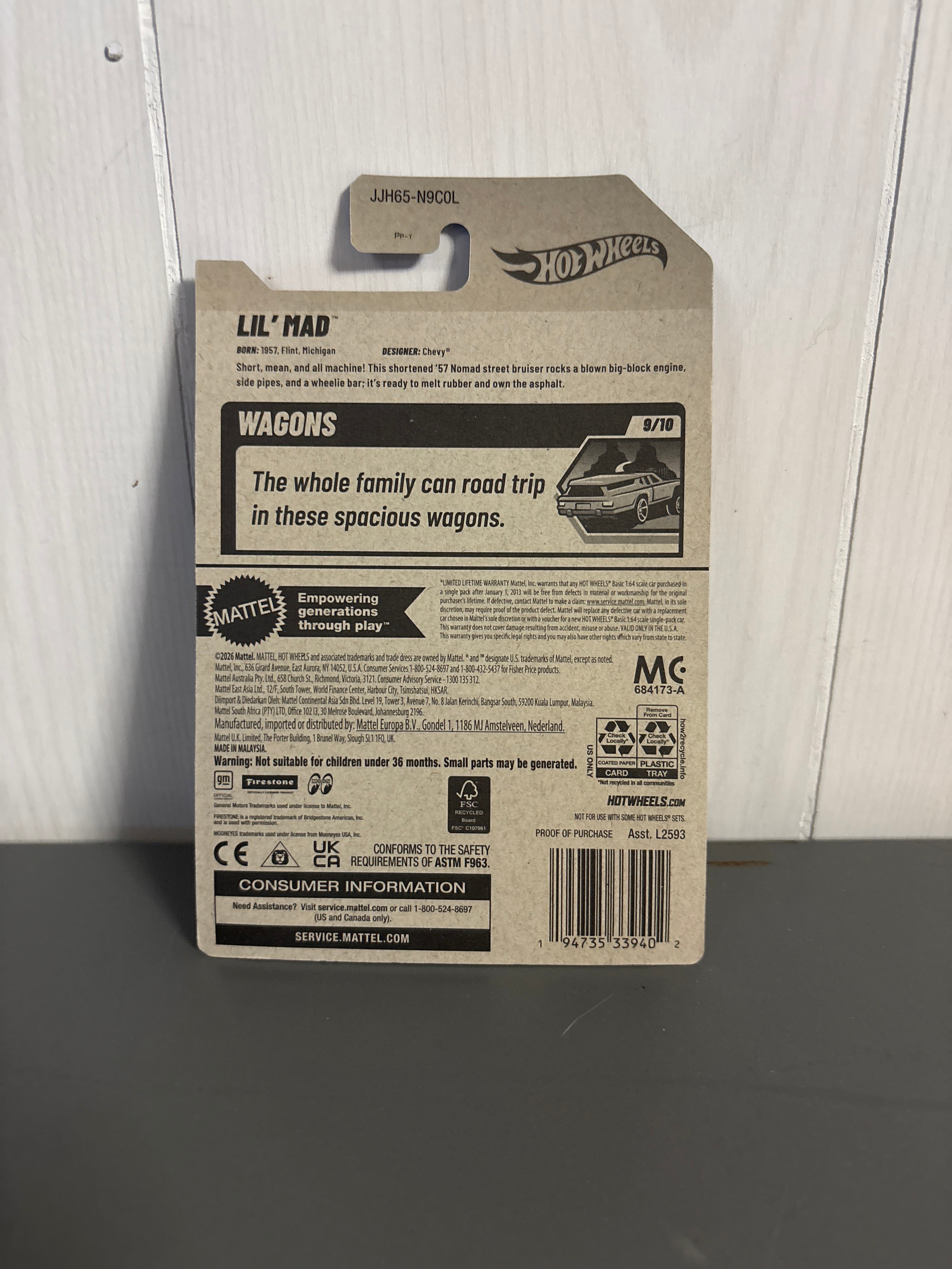 Hot Wheels Lil Mad Diecast