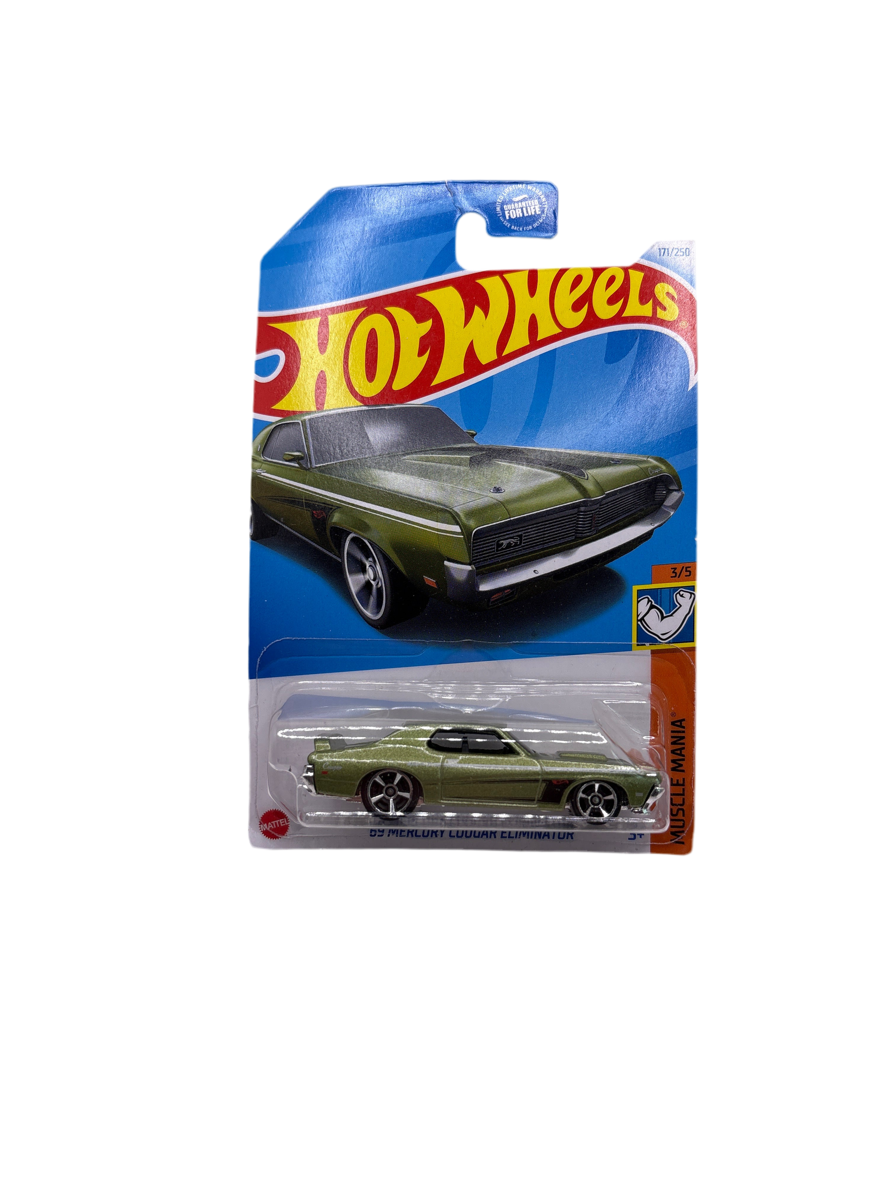 Hot Wheels 69 Mercury Cougar Eliminator Diecast green