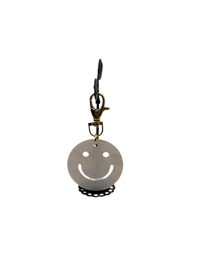 Happy face key chain