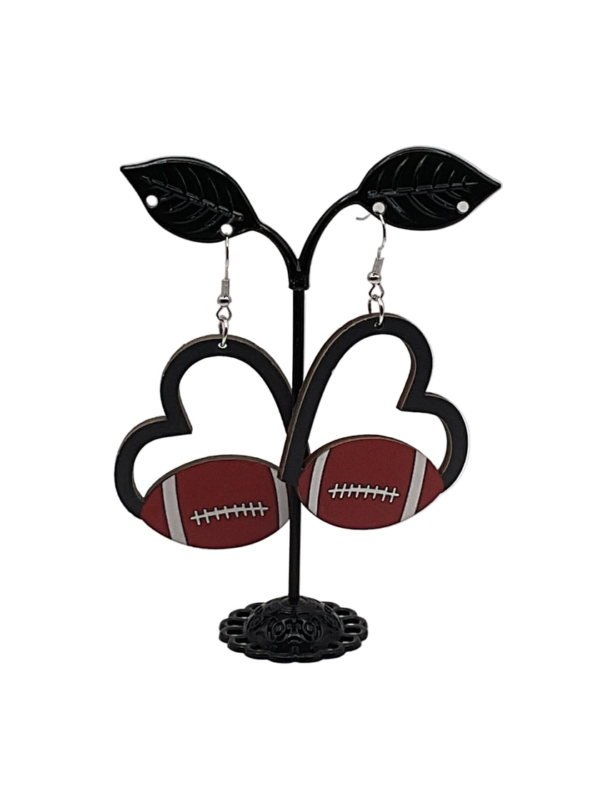 Football Earrings