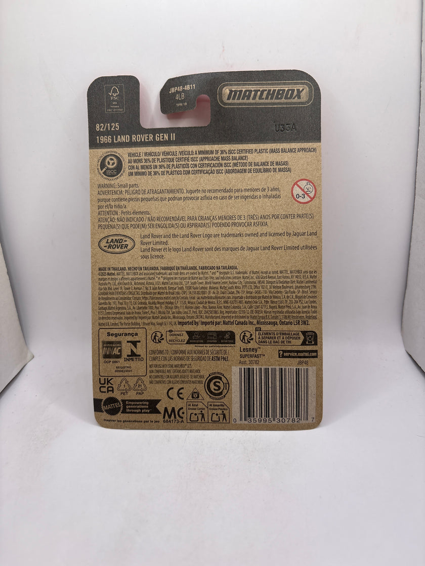 Matchbox 1966 Land Rover Gen II Diecast