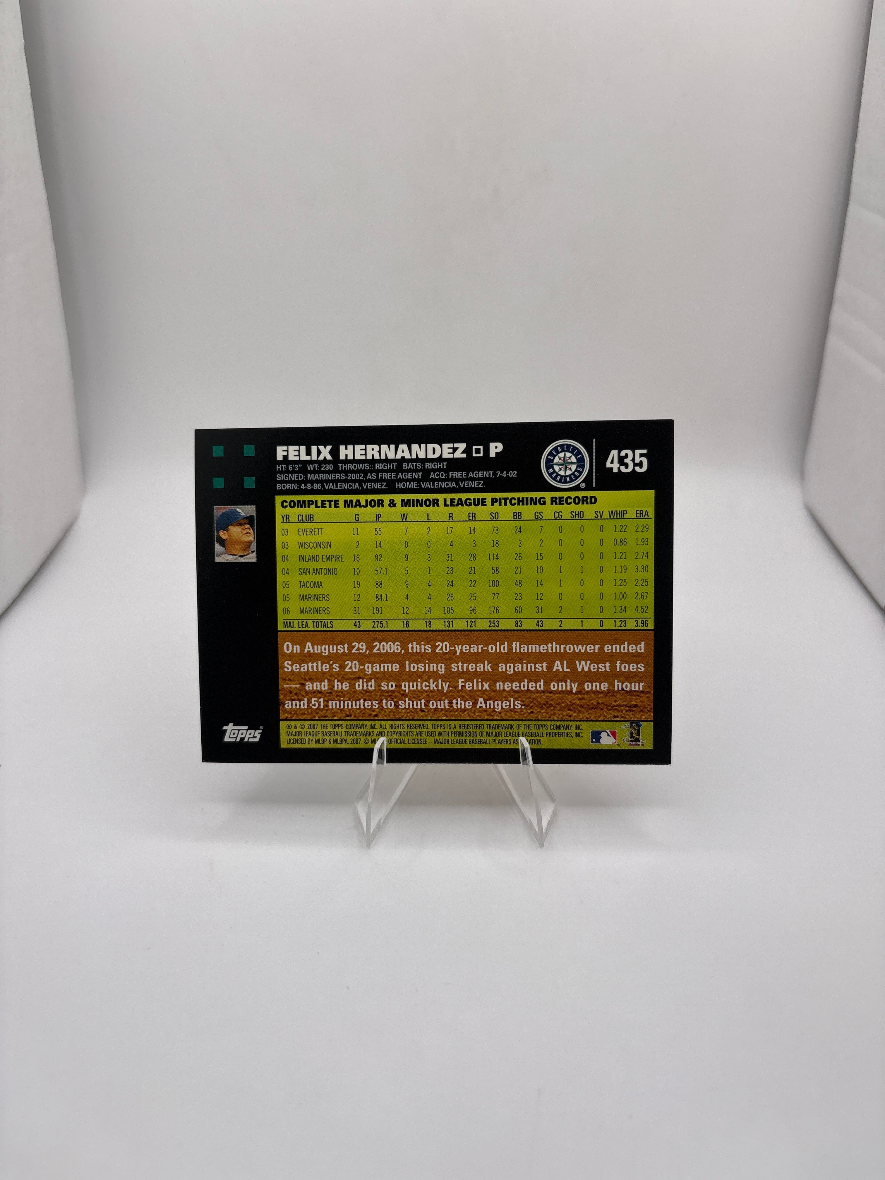 Topps Felix Hernandez