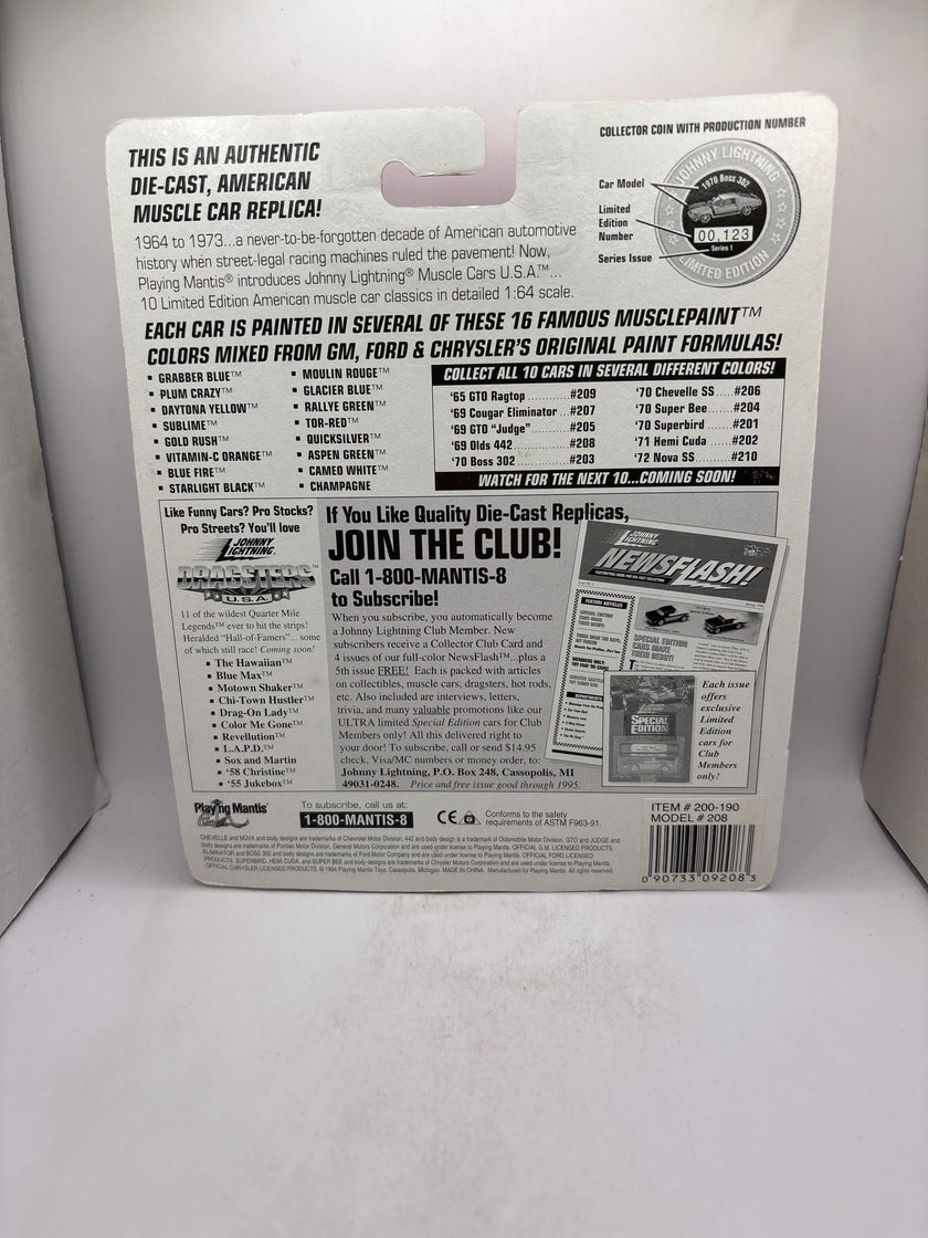 Johnny Lightning 1969 Olds 442 Diecast