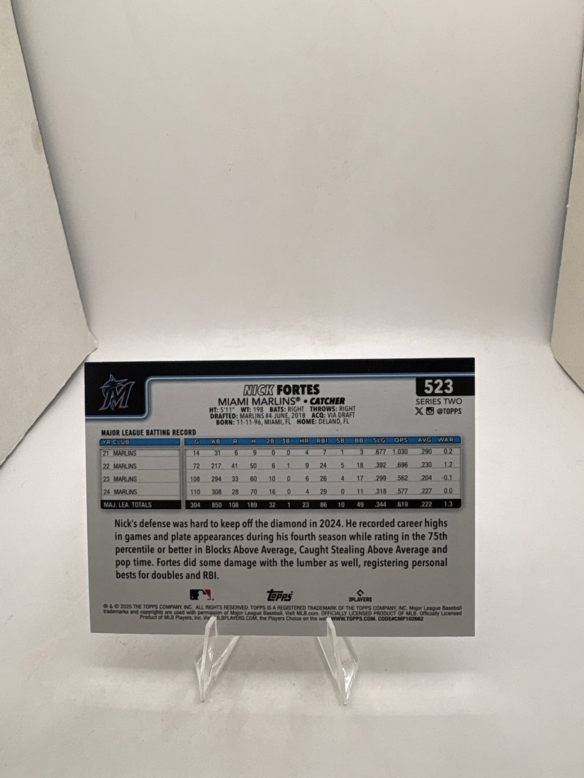 Topps Nick Fortes