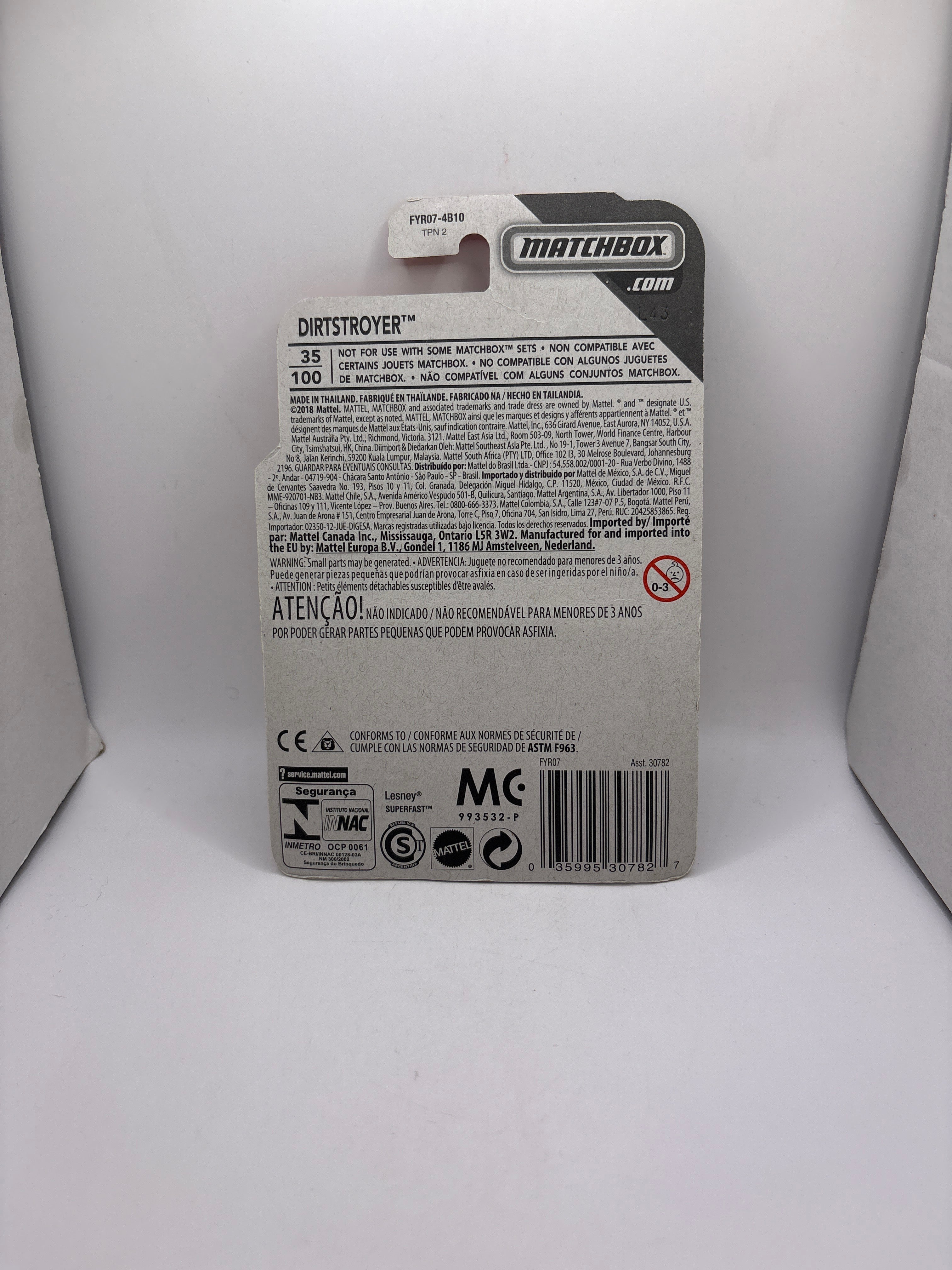 Matchbox Dirtstroyer Diecast green