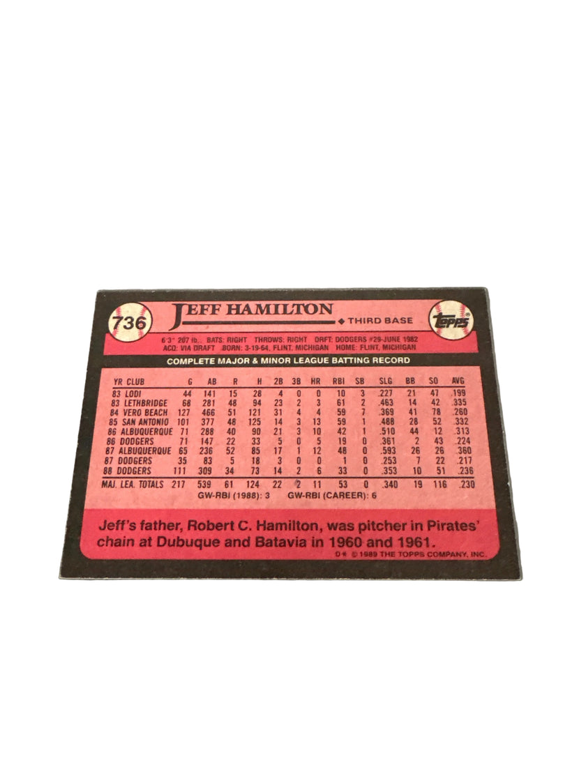 Topps Jeff Hamilton