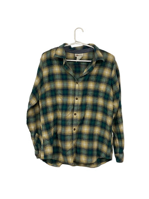 Green Plaid Shirt