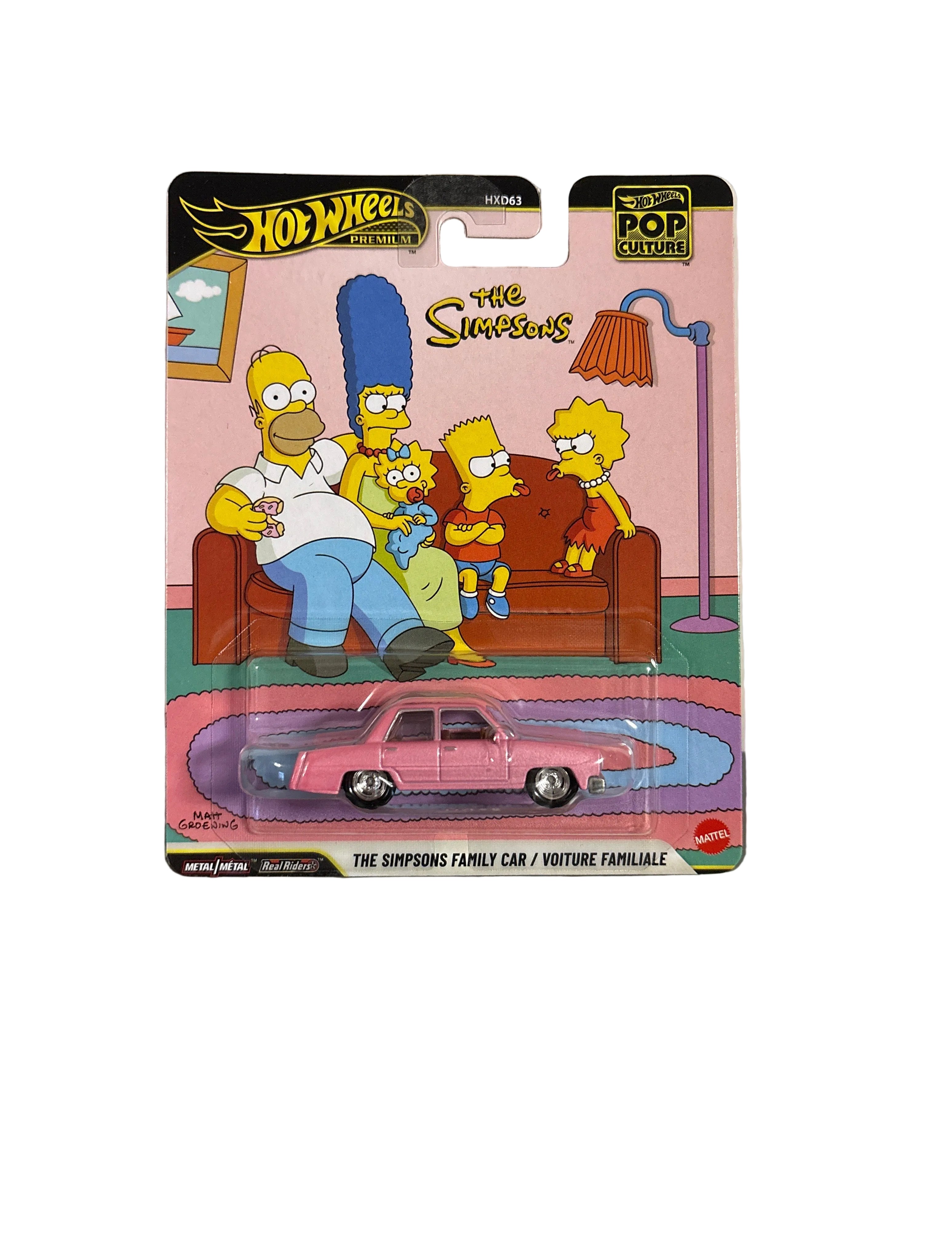 Hot Wheels The Simpsons Family Car Diecast