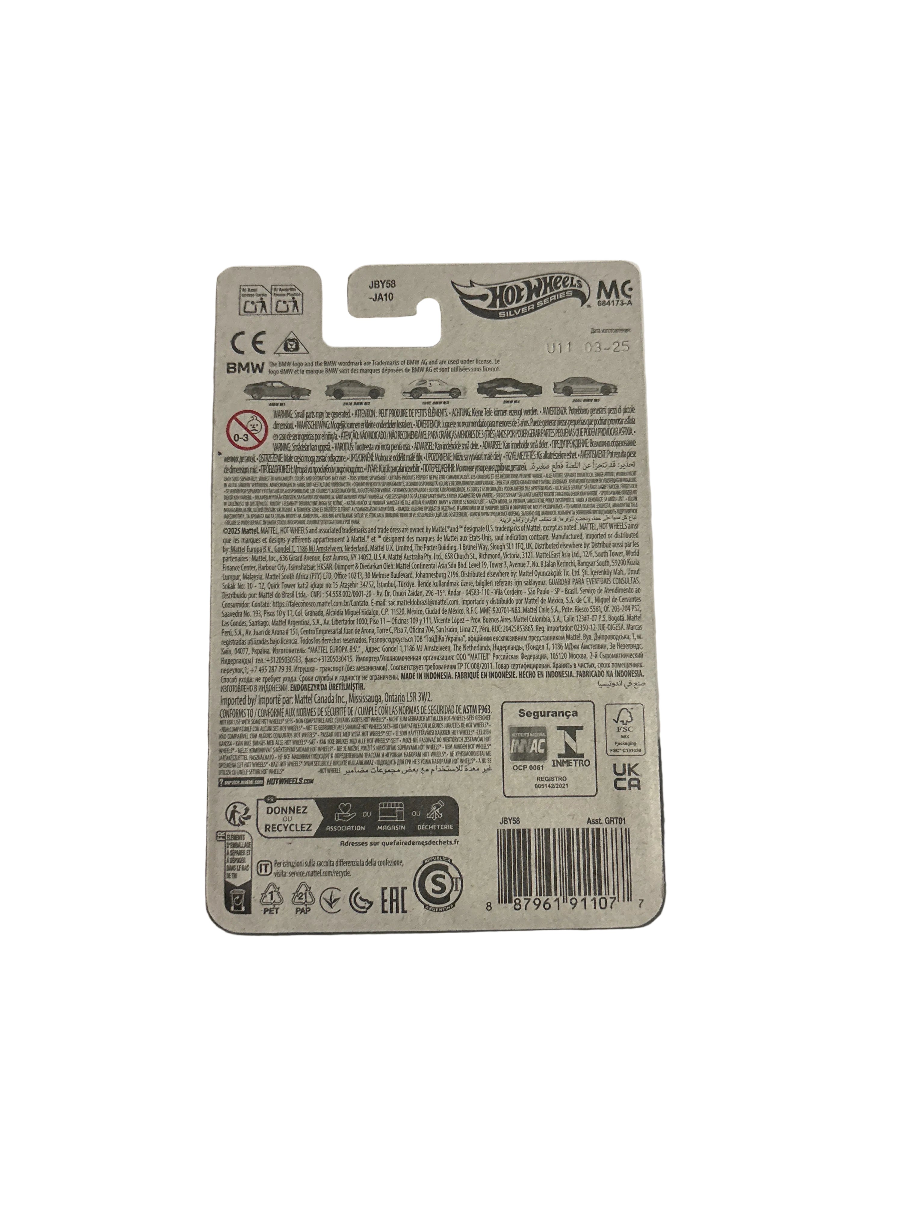 Hot Wheels 2001 BMW M5 Diecast silver
