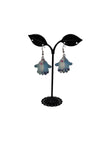 Blue and White Fish Earrings