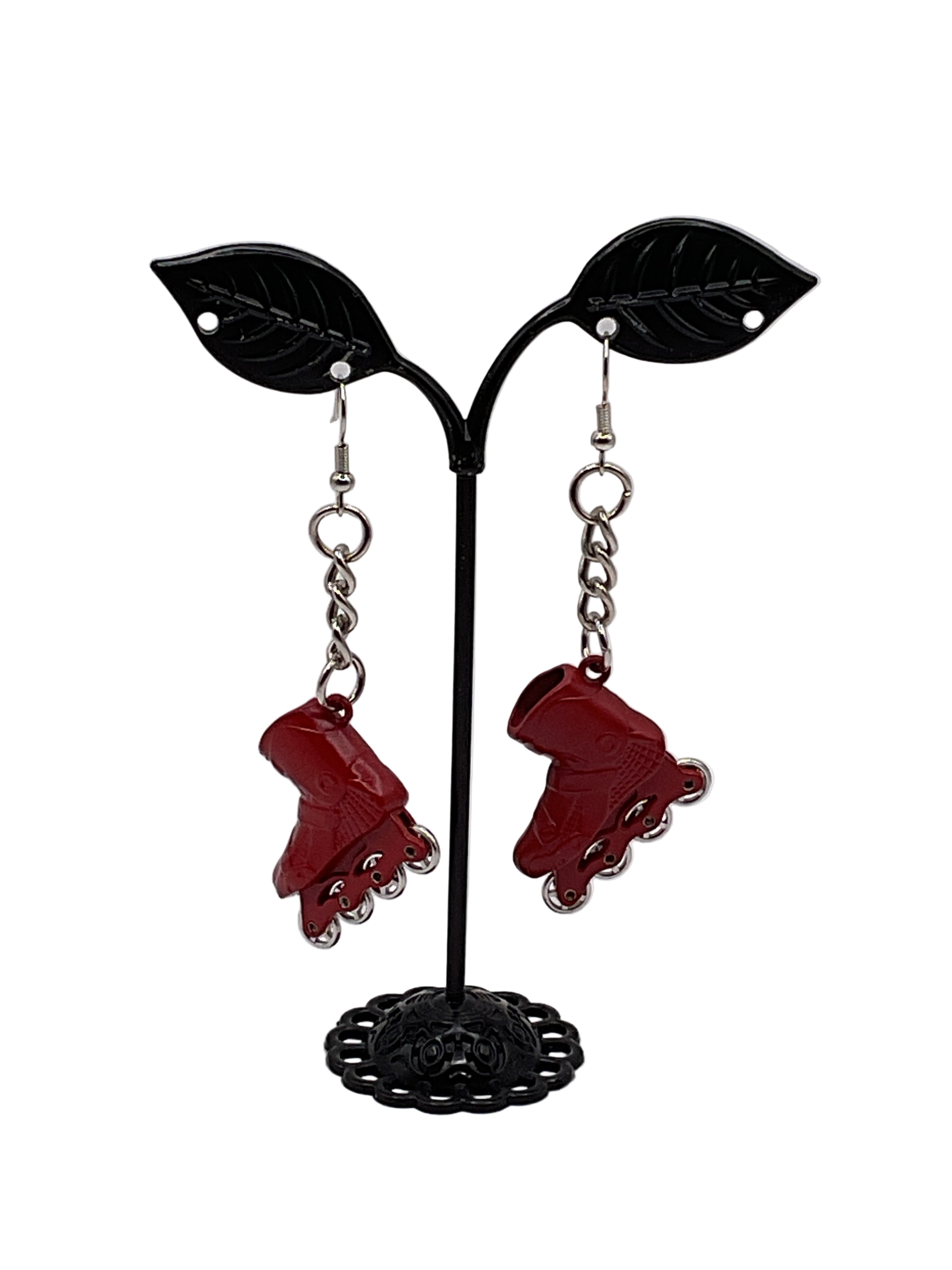 Rollerblade earrings