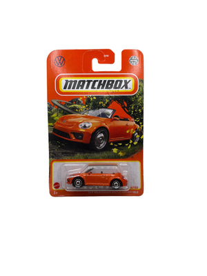 Matchbox 2019 Volkswagen Beetle Convertible Diecast orange