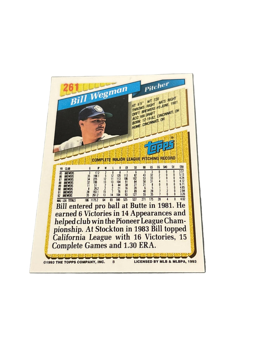Topps Bill Wegman
