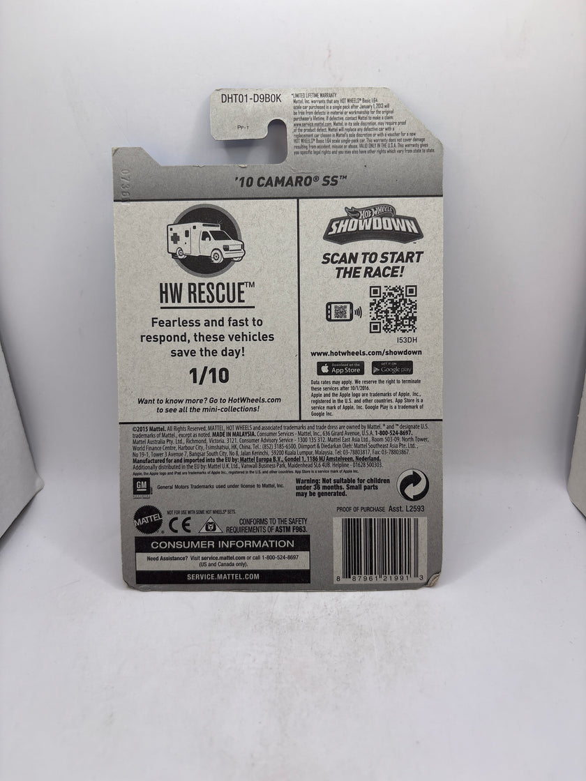 Hot Wheels 10 Camaro SS Diecast