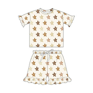 Stars | Two-Piece Short Sleeve Pajama Set