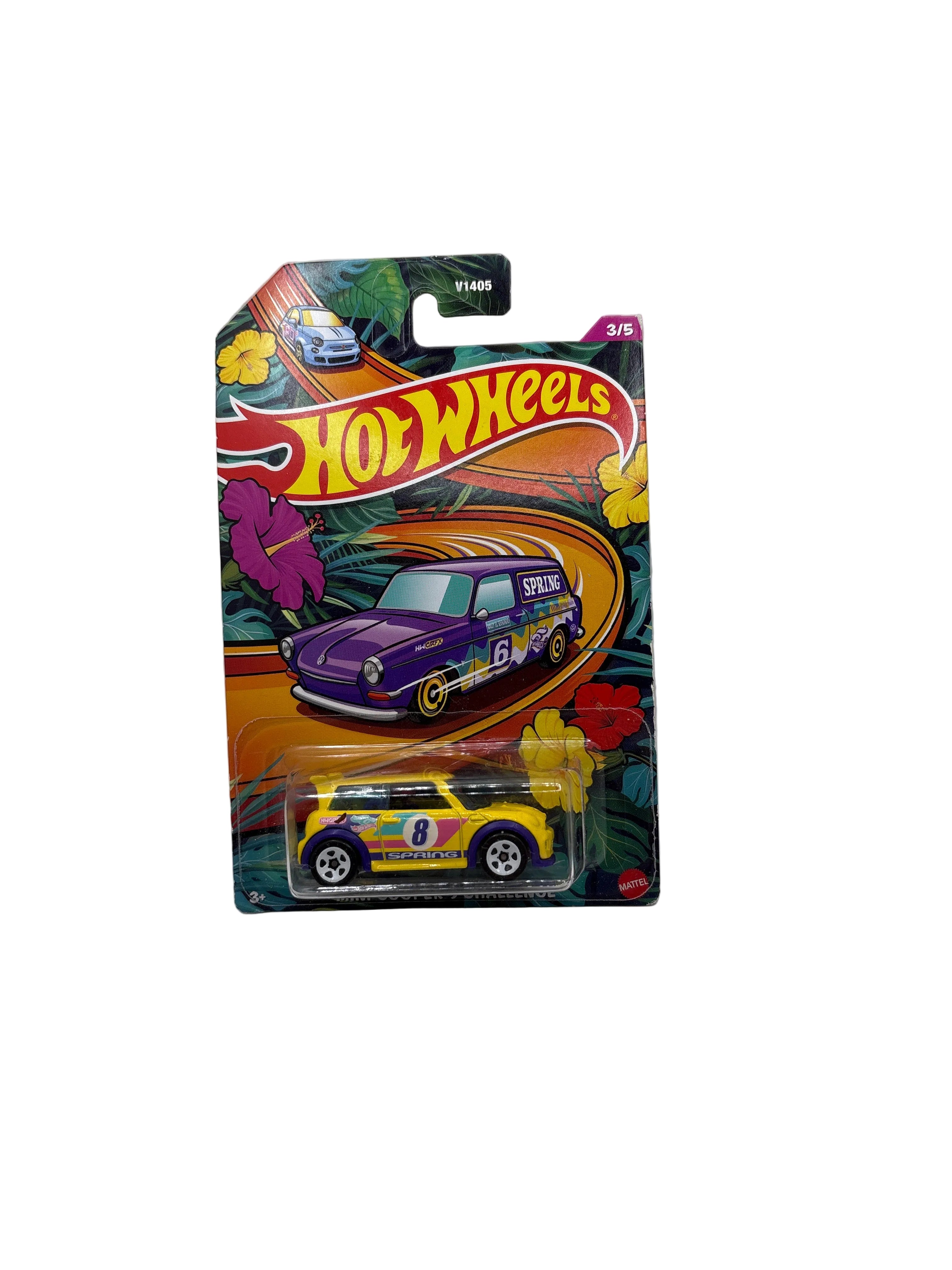 Hot Wheels Mini Cooper S Challenge Diecast yellow