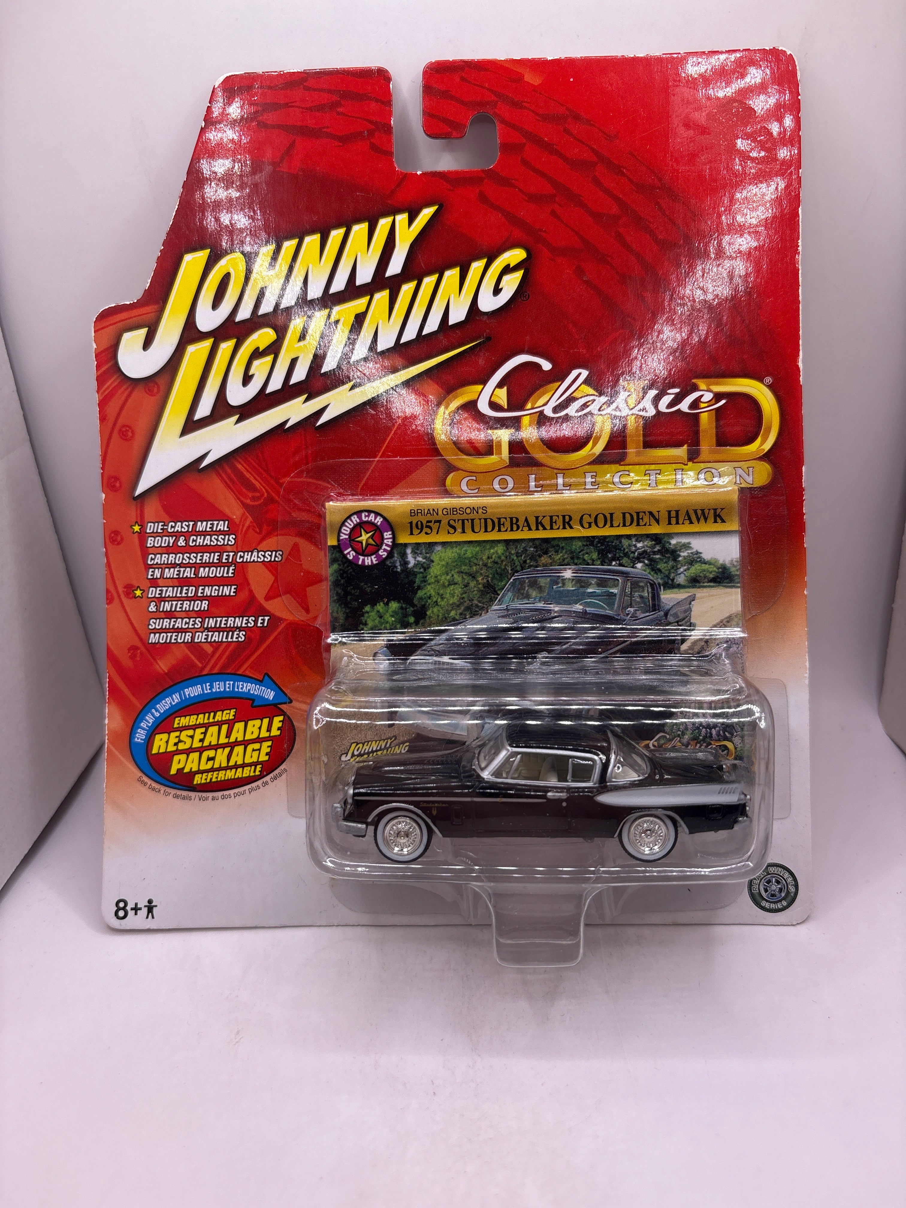 Johnny Lightning 1957 Studebaker Golden Hawk Diecast