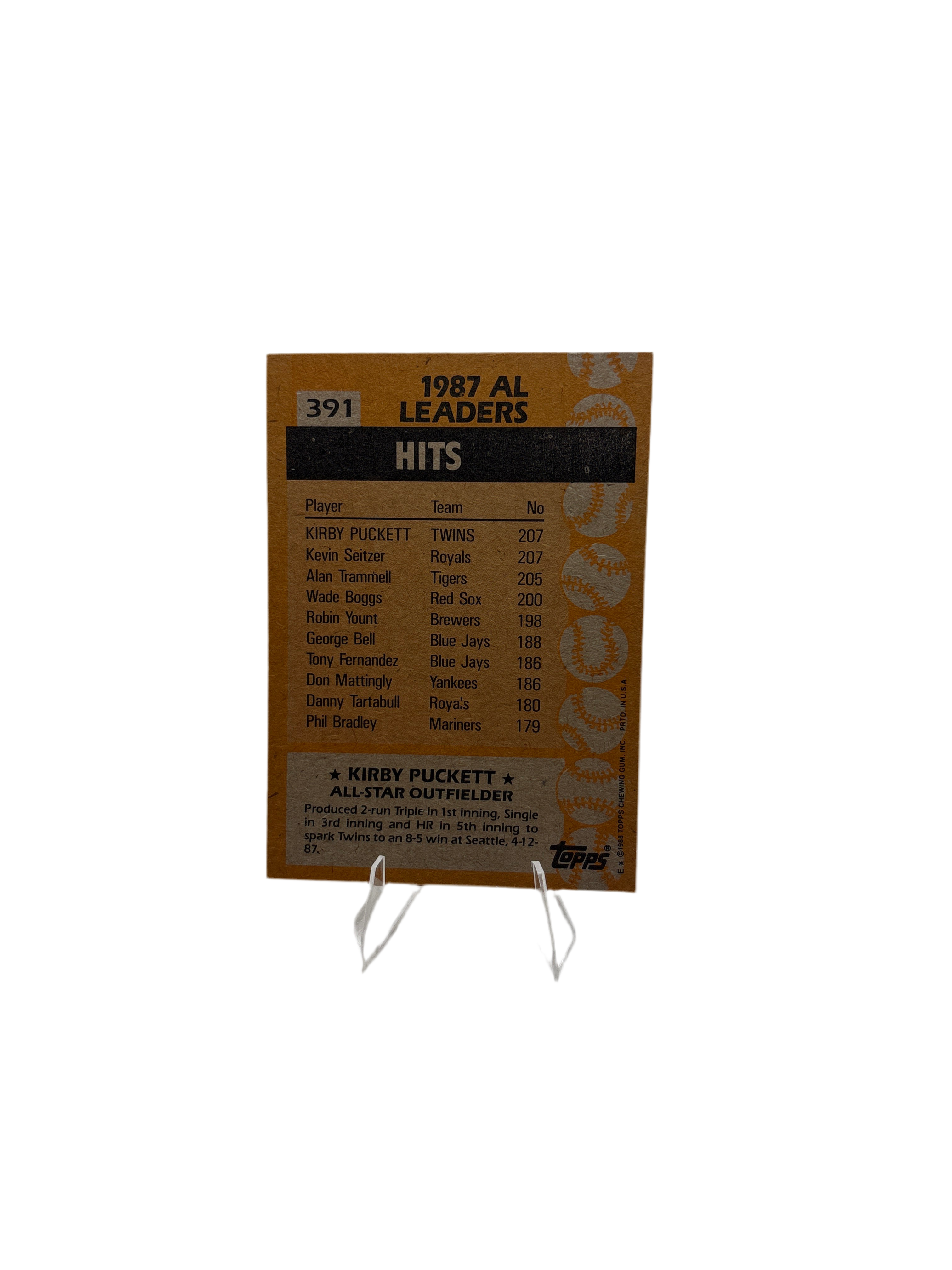 Topps Kirby Puckett