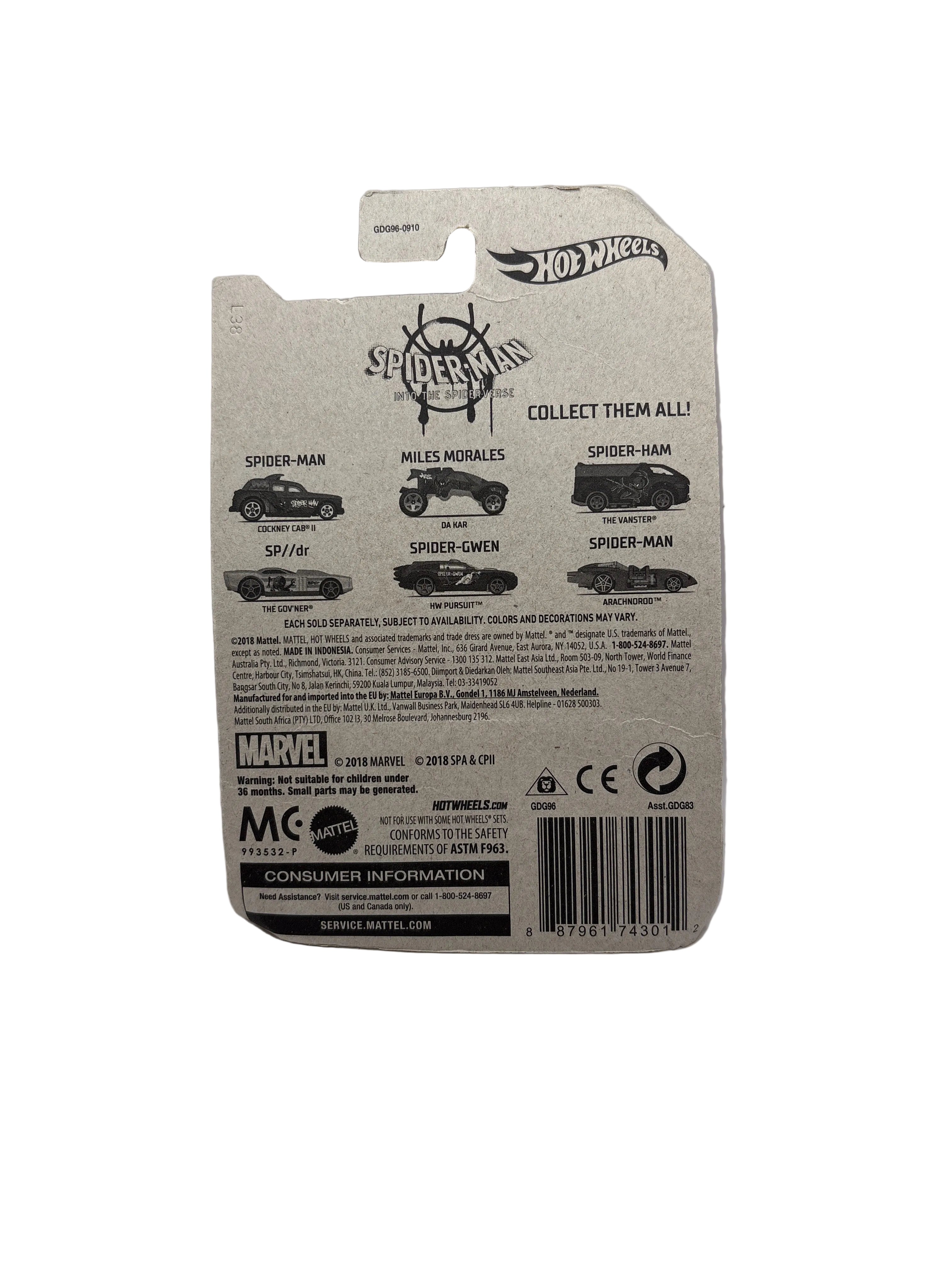 Hot Wheels The Vanster Diecast black