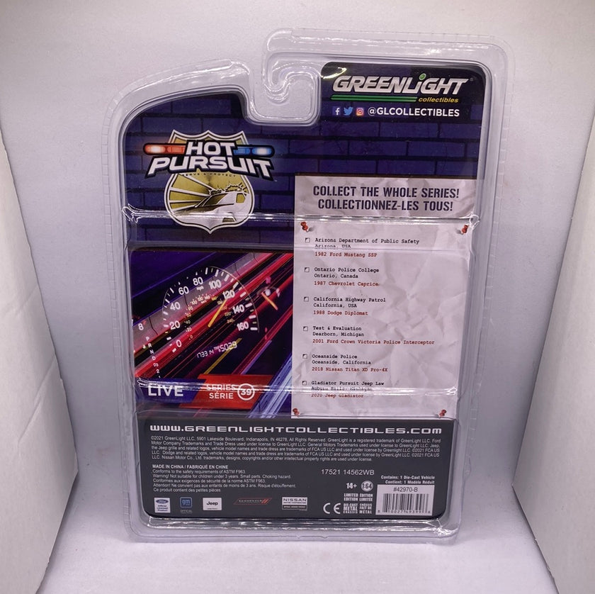 Greenlight 1987 Chevrolet Caprice Diecast