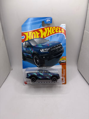 Hot Wheels 19 Ford Ranger Raptor Diecast blue