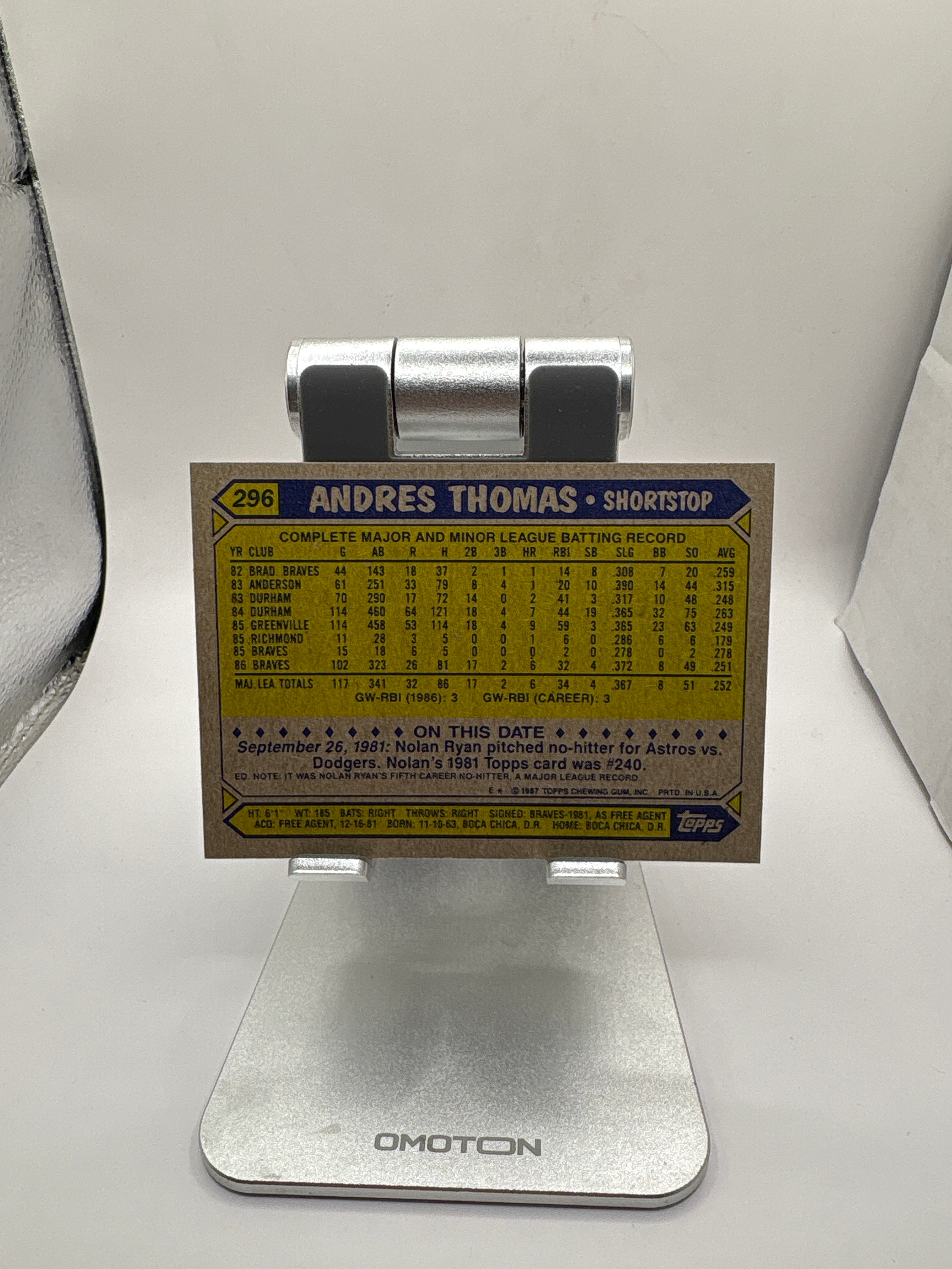 Topps Andres Thomas